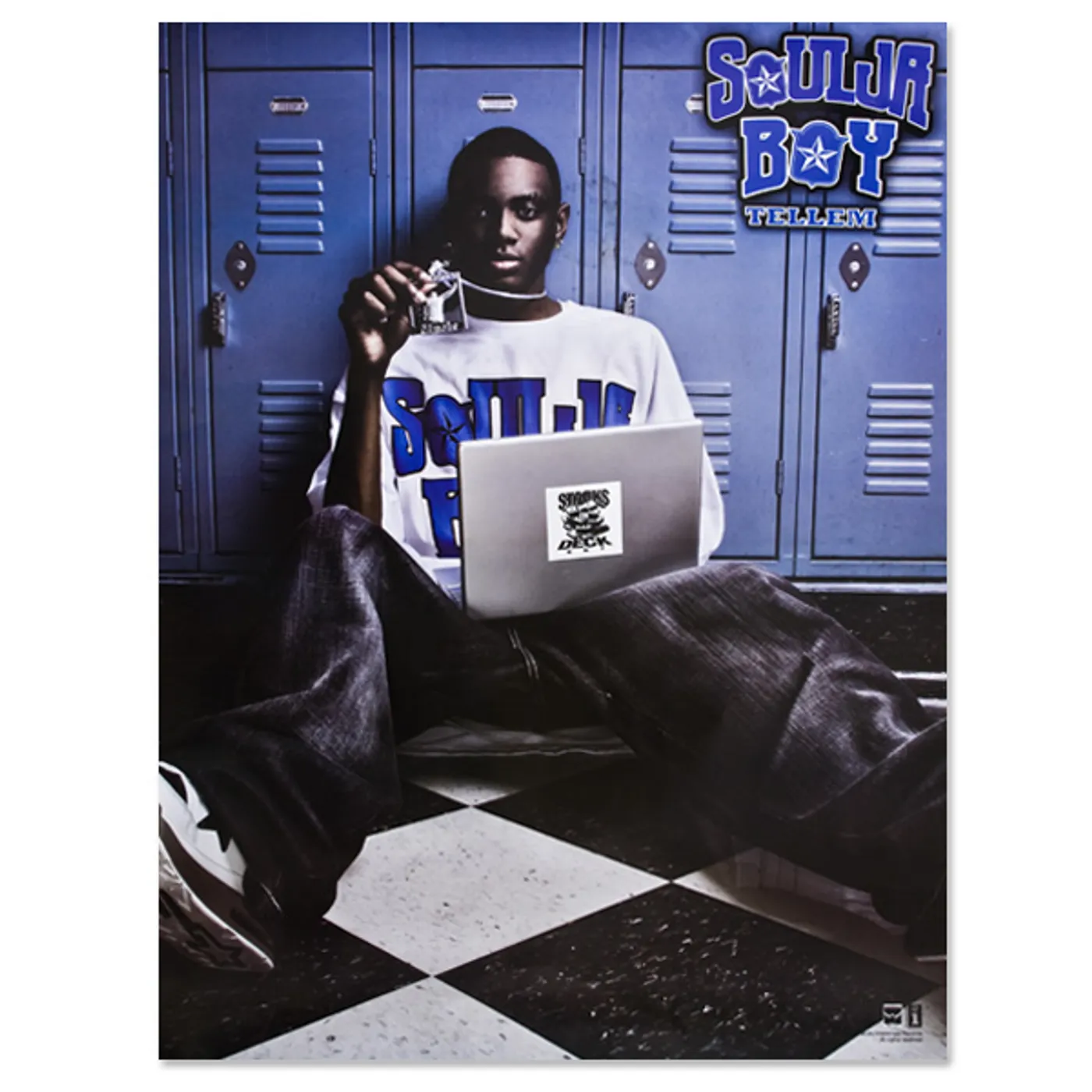 Soulja Boy Tell 'Em Sitting White Tee Poster