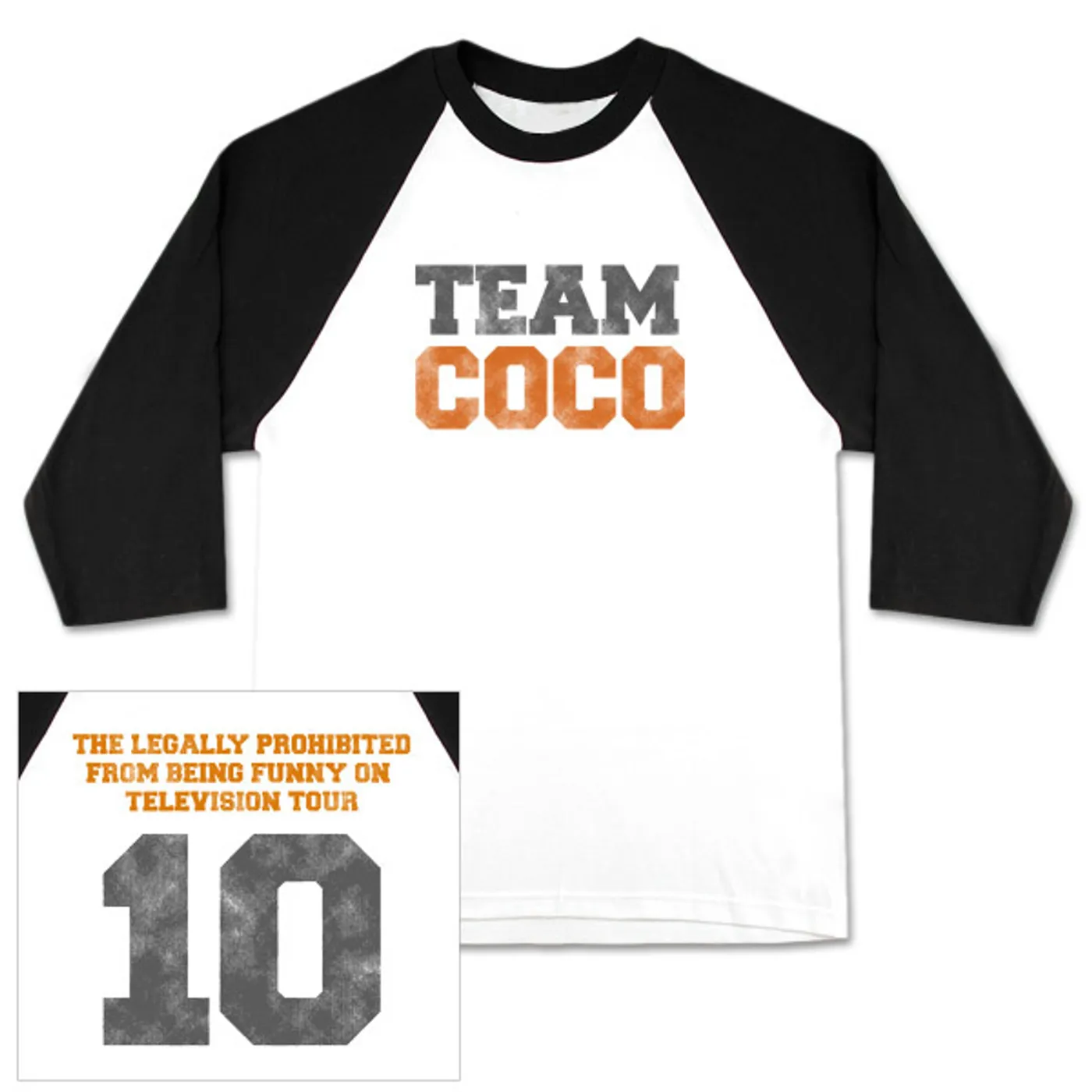 Conan O'Brien Tour Team Coco Raglan