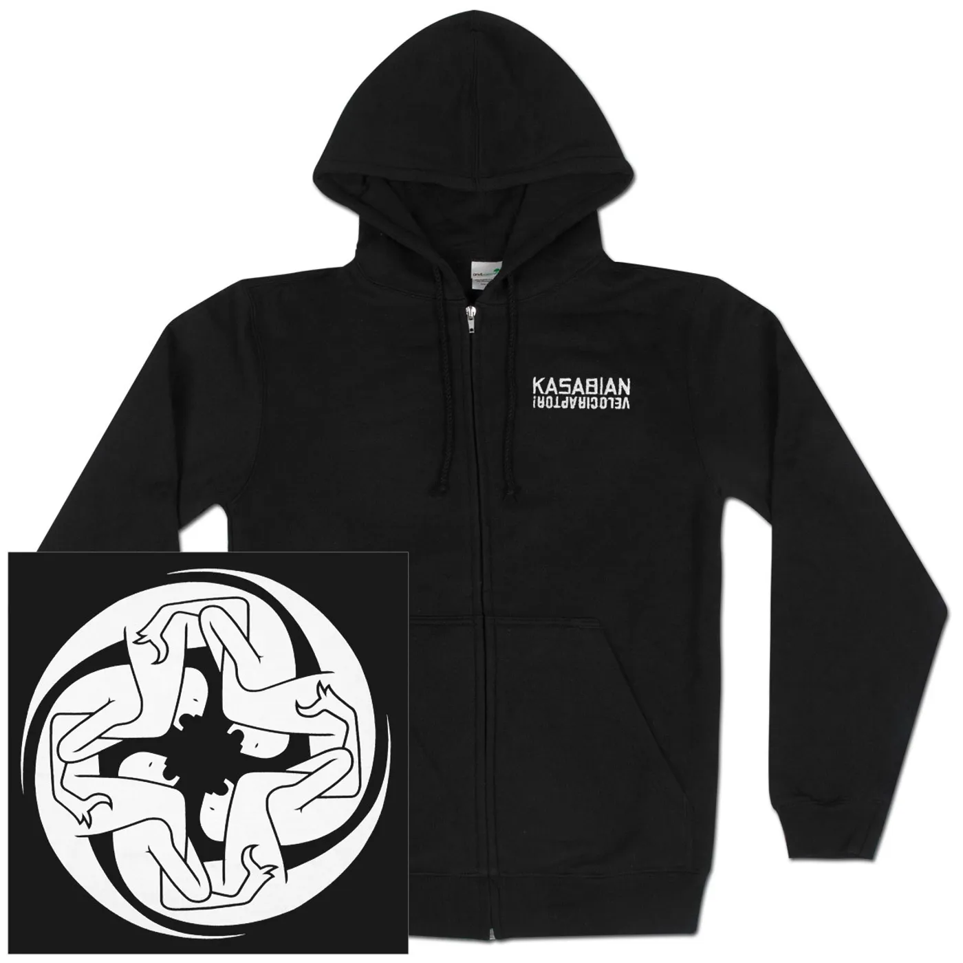 Kasabian Velociraptor Zip Hoodie