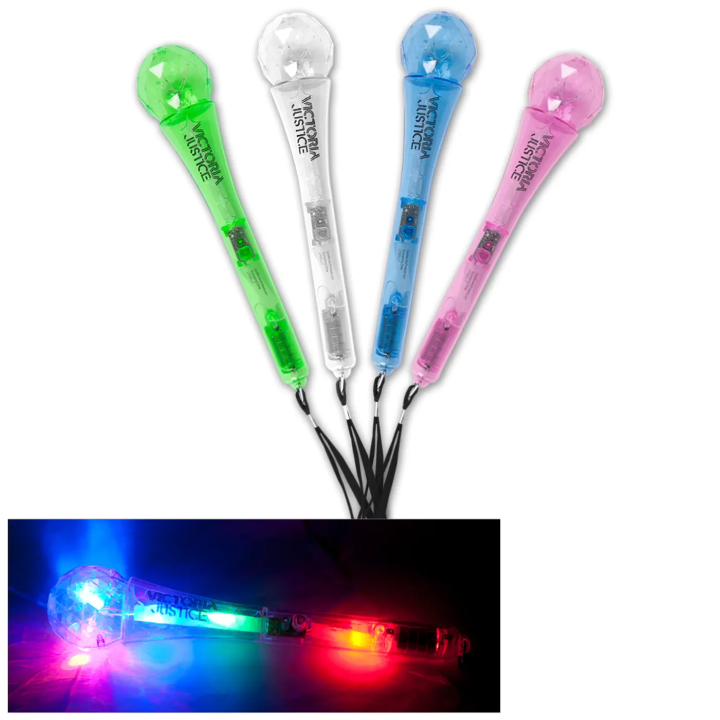 Victoria Justice Blinking Microphone