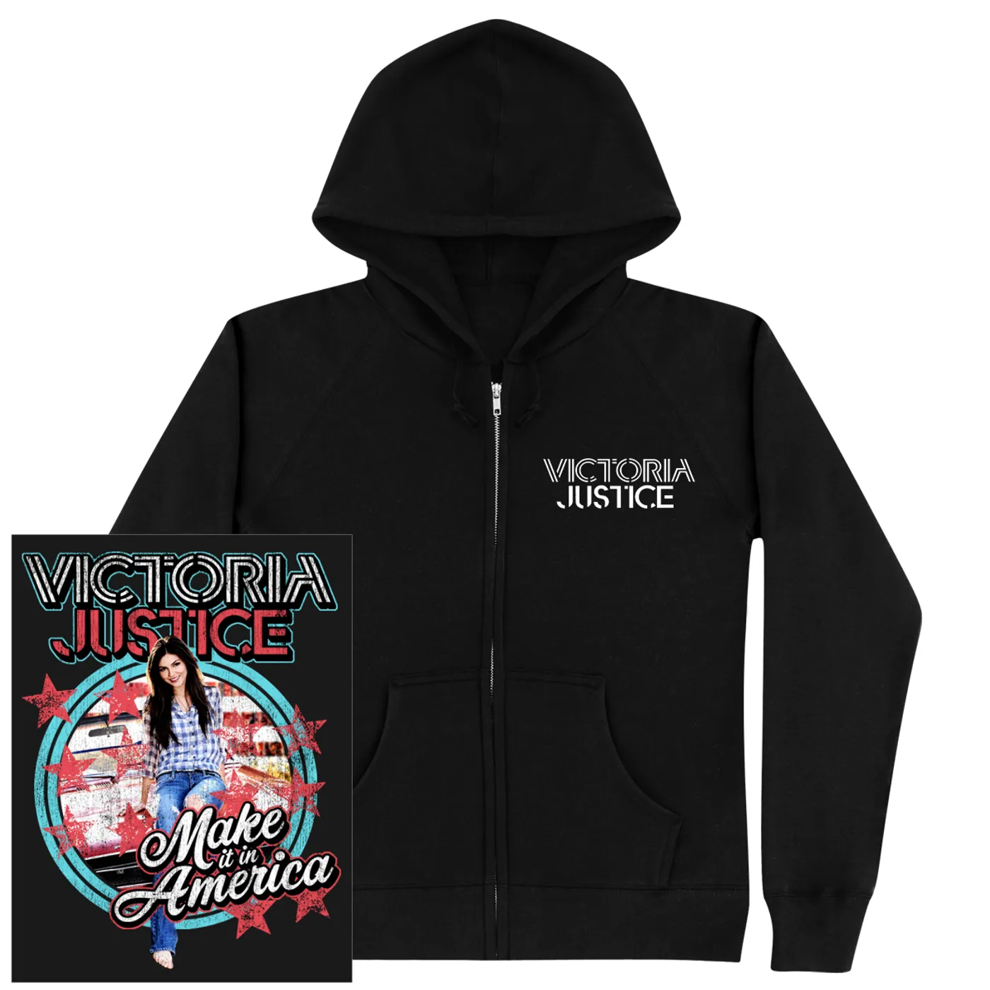 Victoria Justice Make It Girlie Hoodie
