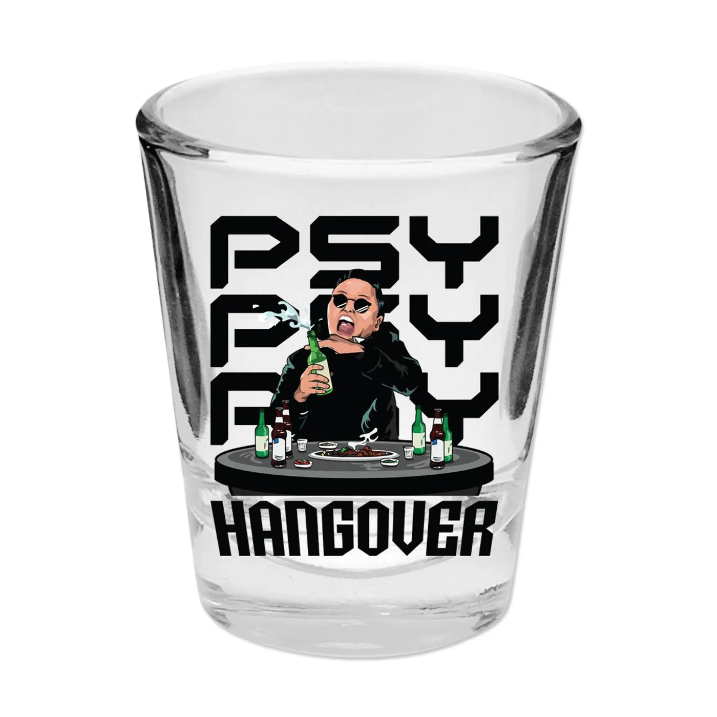 Psy Hangover Shotglass