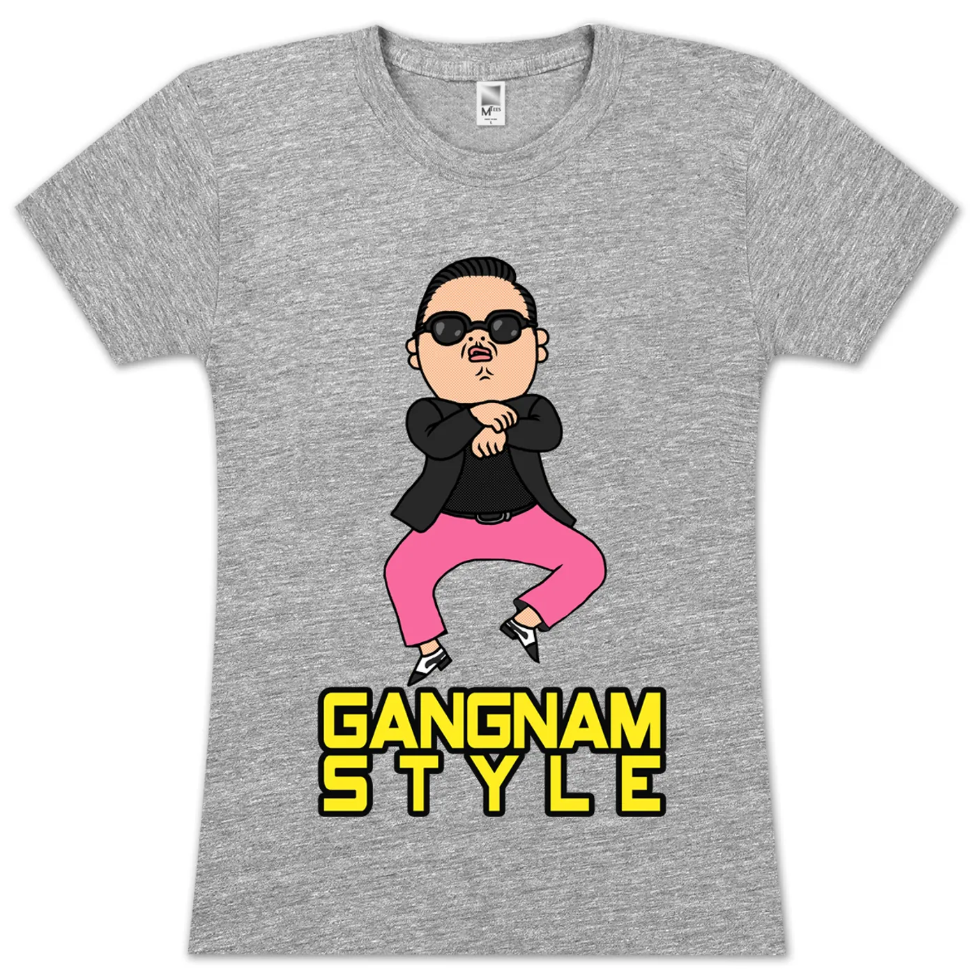 PSY Pink Pants Girlie T-Shirt