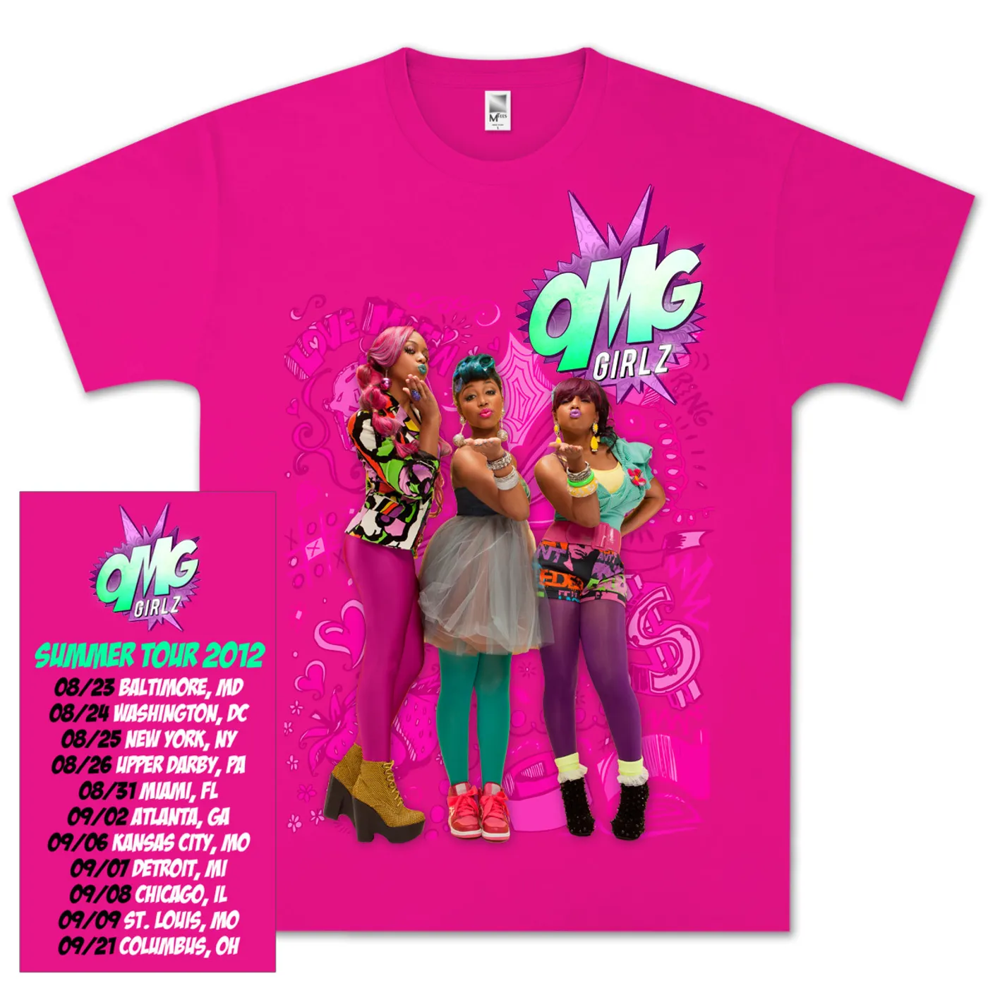 The OMG Girlz Brick Wall T-Shirt