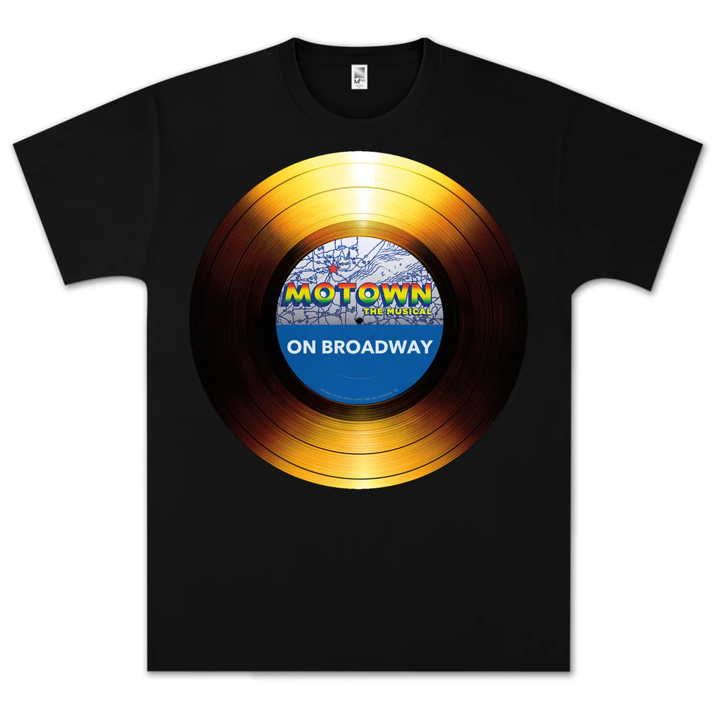 Motown The Musical Motown on Broadway Large Logo T-Shirt