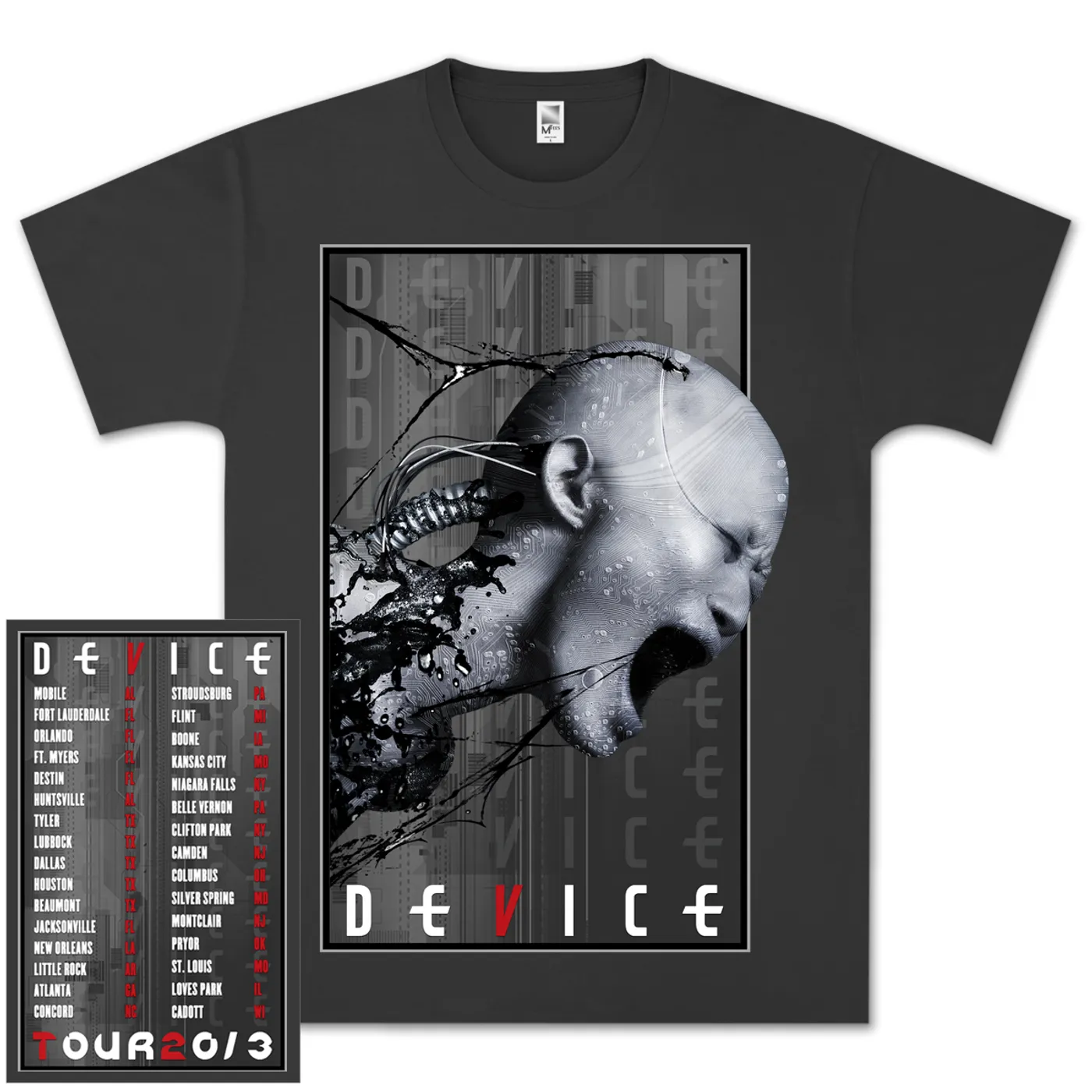 Device OutSide The Box Tour T-Shirt