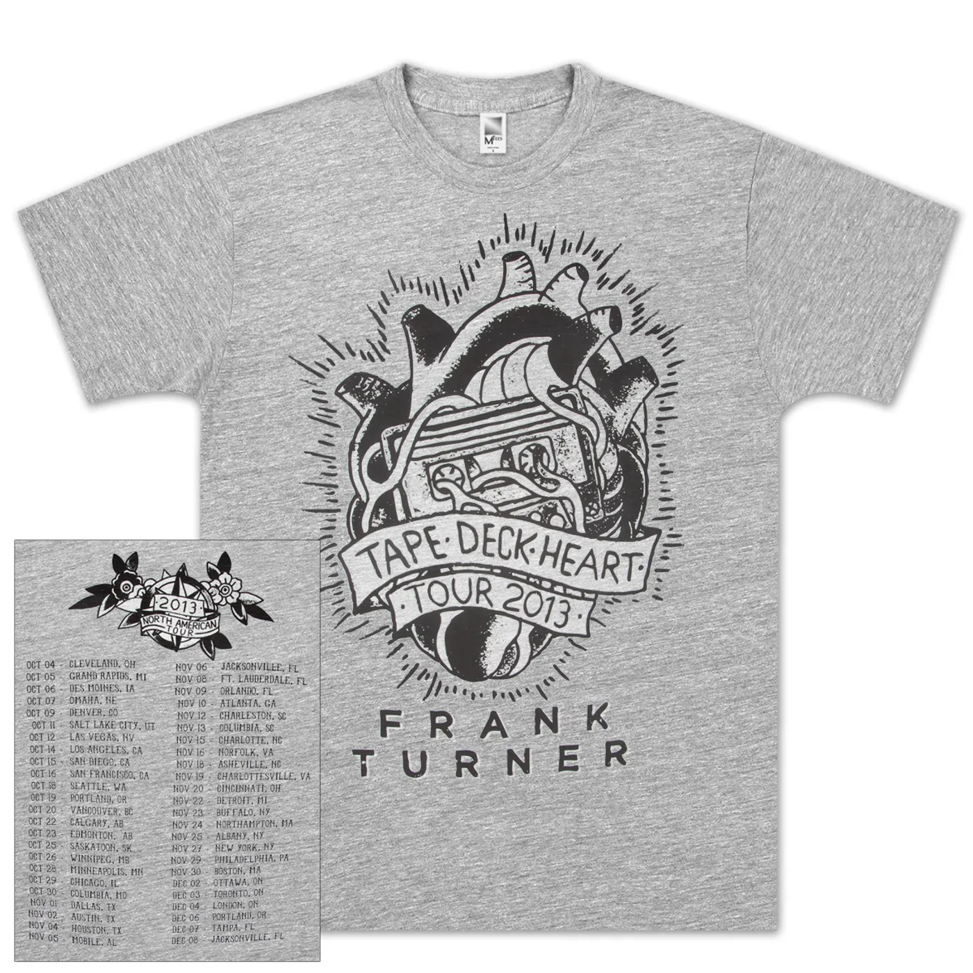 Frank Turner 2013 Tour T-Shirt 
