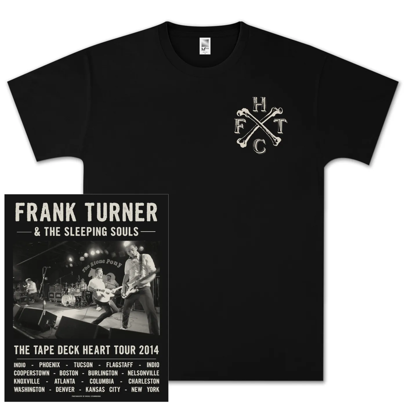 Frank Turner Bones Tour T-Shirt