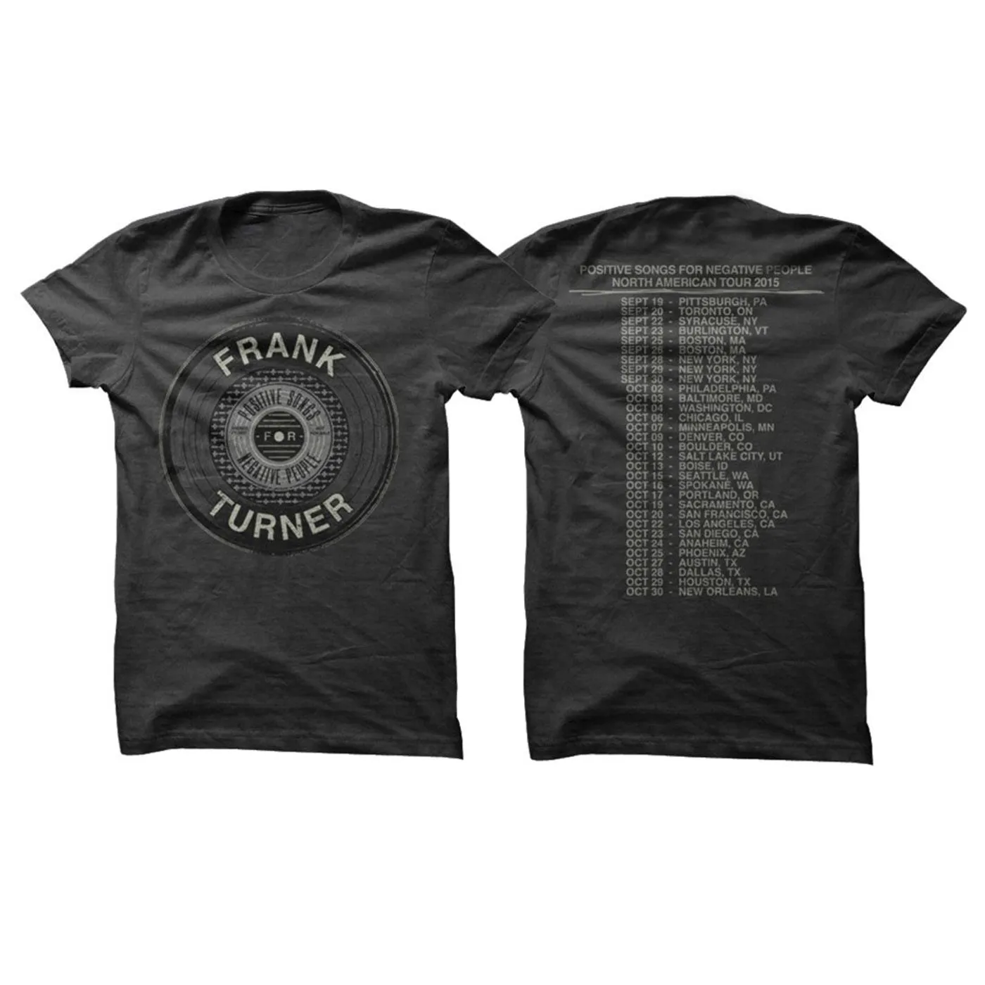 Frank Turner Vinyl Tour T-Shirt