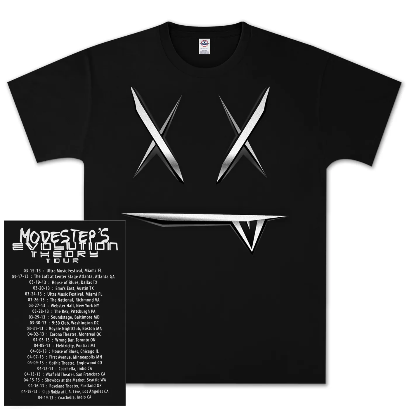Modestep Sharp Logo Tour T-Shirt