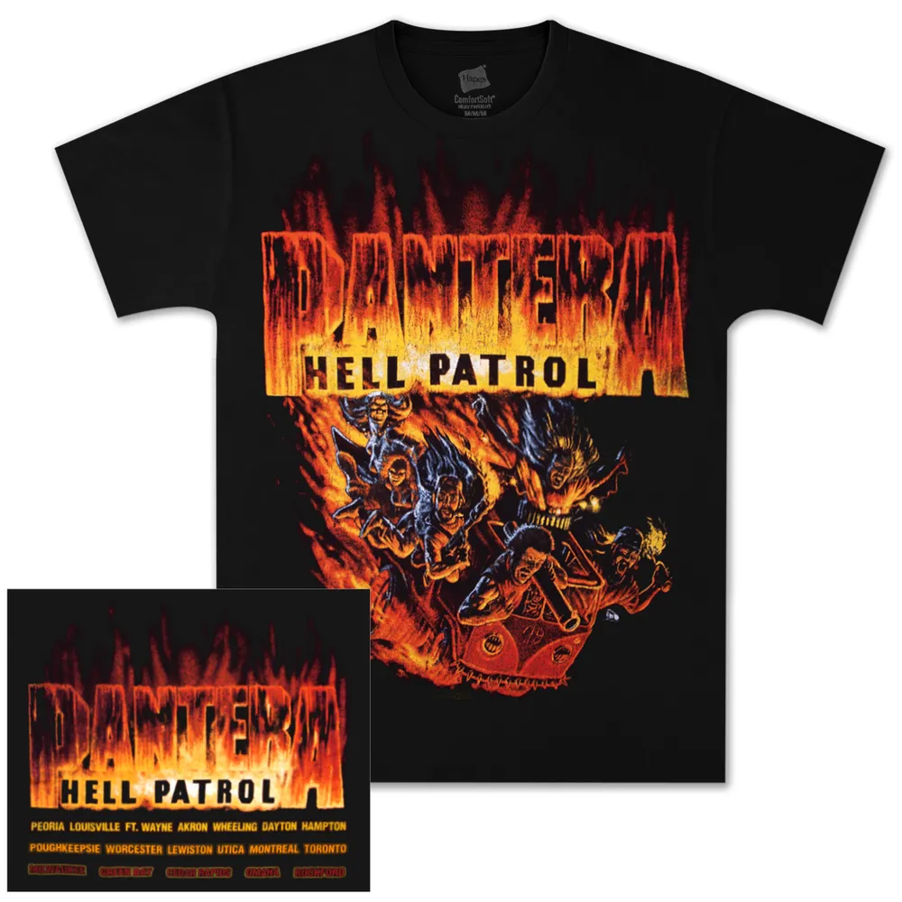【激レア】ヴィンテージ PANTERA HELL PATROL Tシャツ 激レア】ヴィンテージ PANTERA HELL PATROL Tシャツ Vintage Pantera