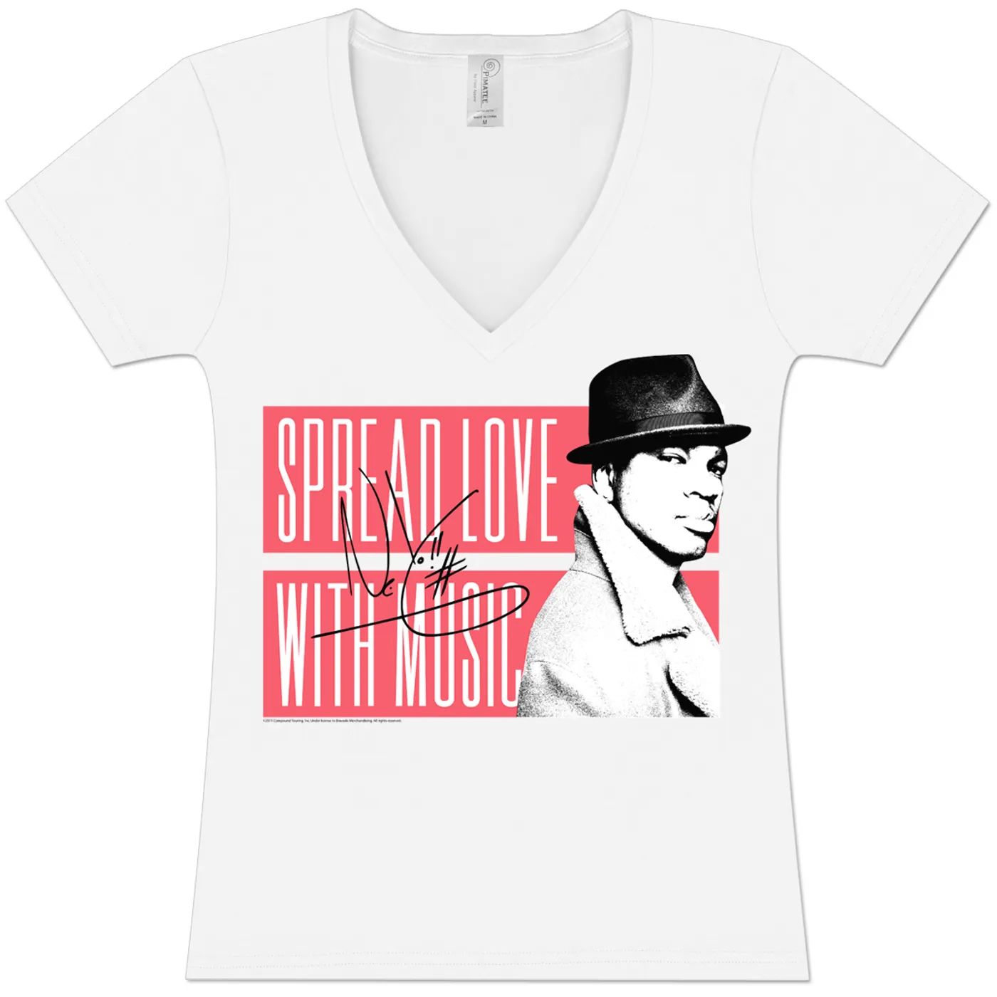 Ne-Yo Blocks Girlie T-Shirt