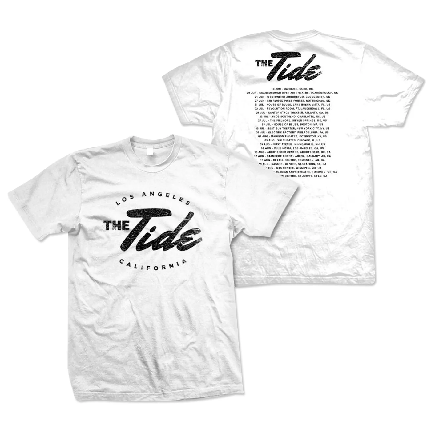 The Tide Logo Tour T-Shirt - White