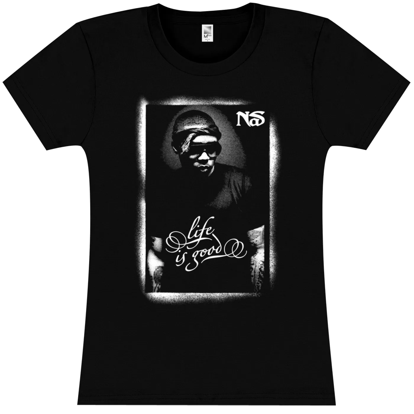 Nas Posterized Girlie T-Shirt