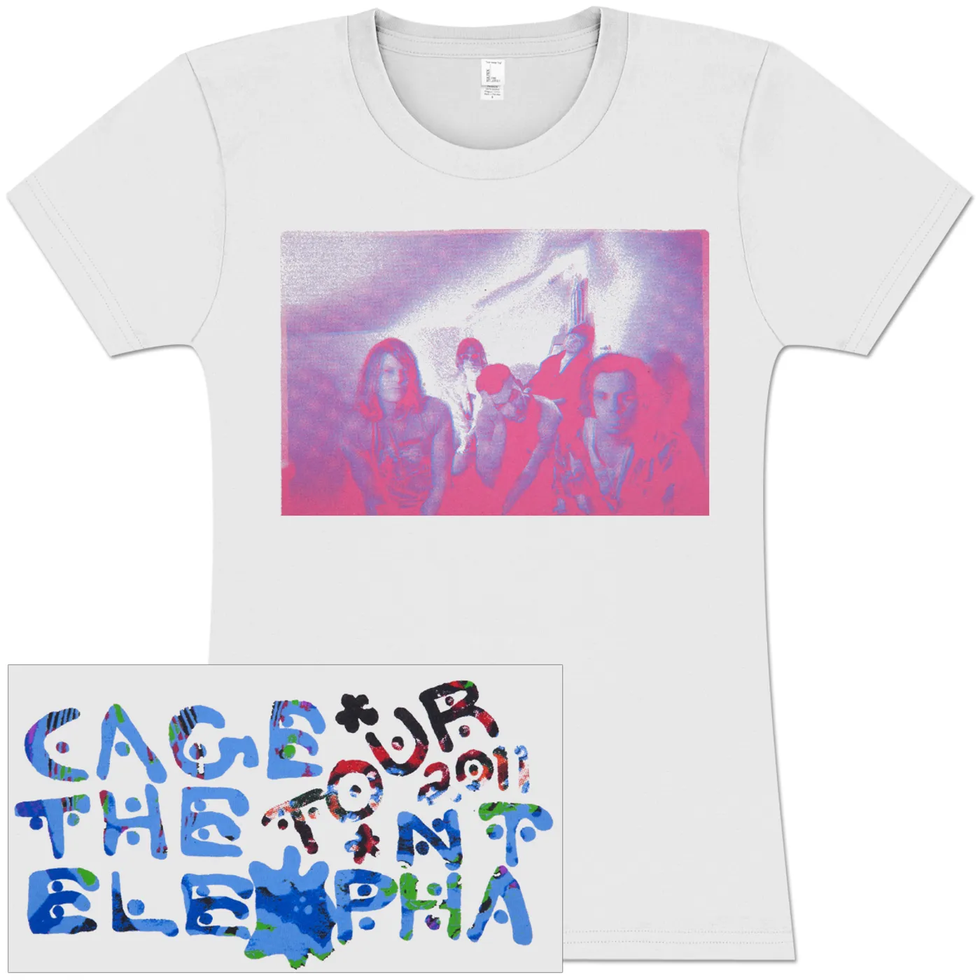 Cage The Elephant Photo Blur Junior's T-Shirt