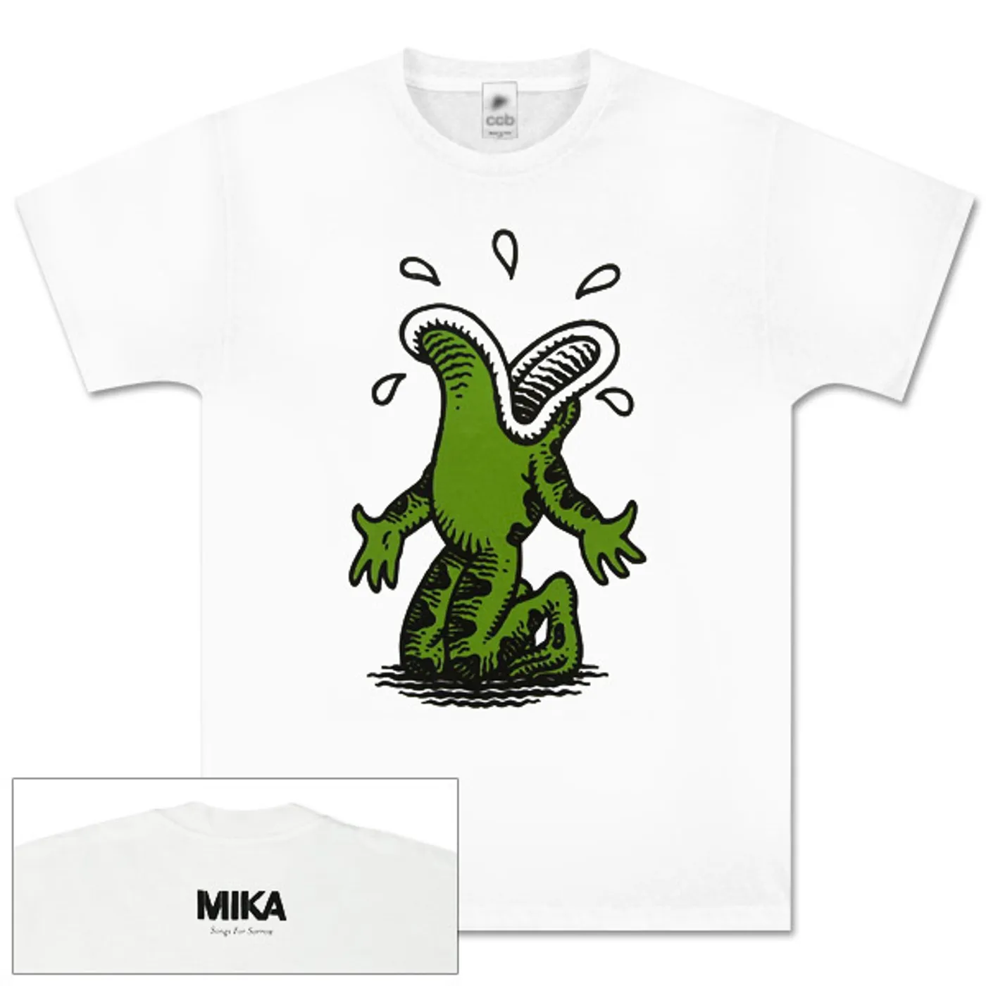 Mika White Crying Frog Men's Tee
