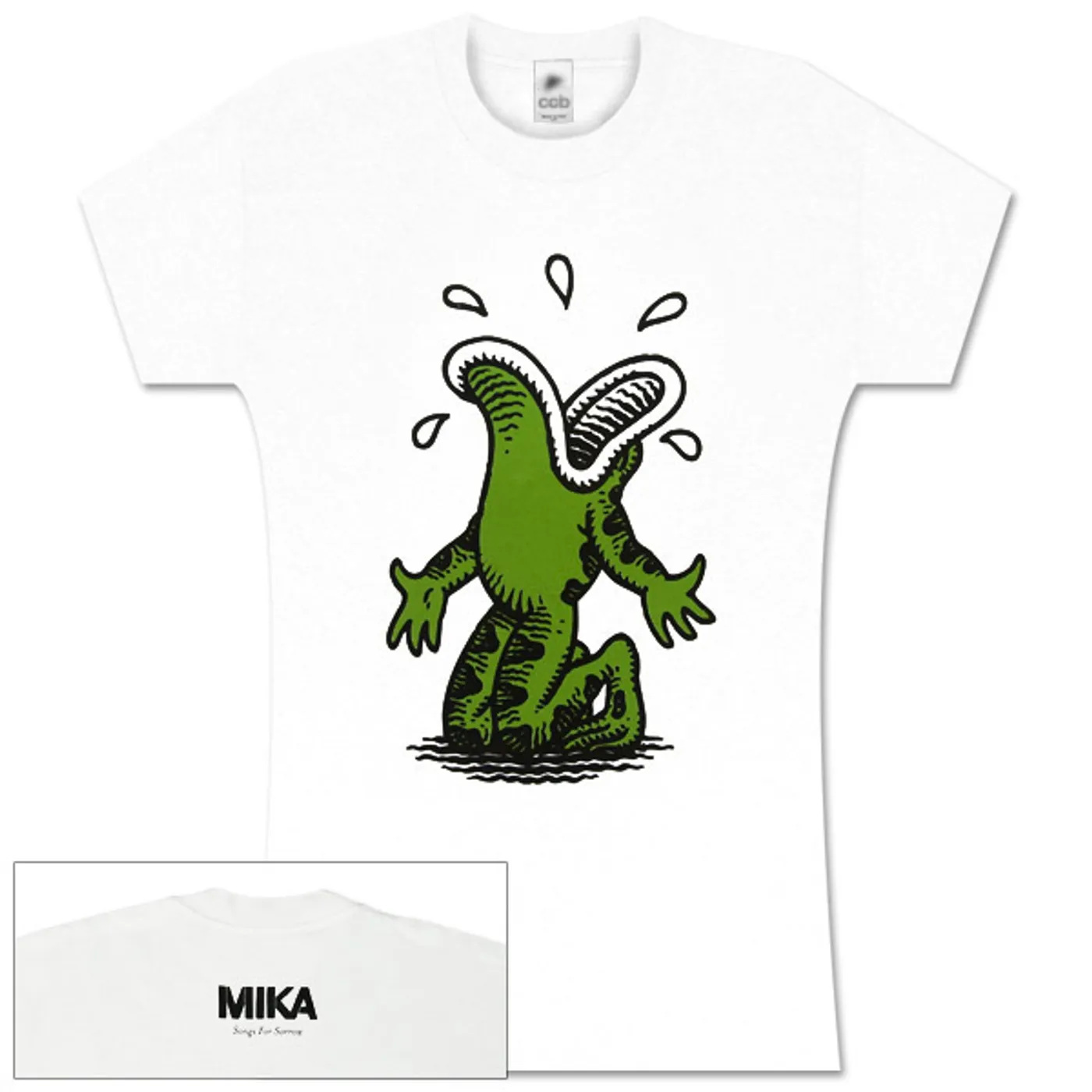 Mika White Crying Frog Women's Tee