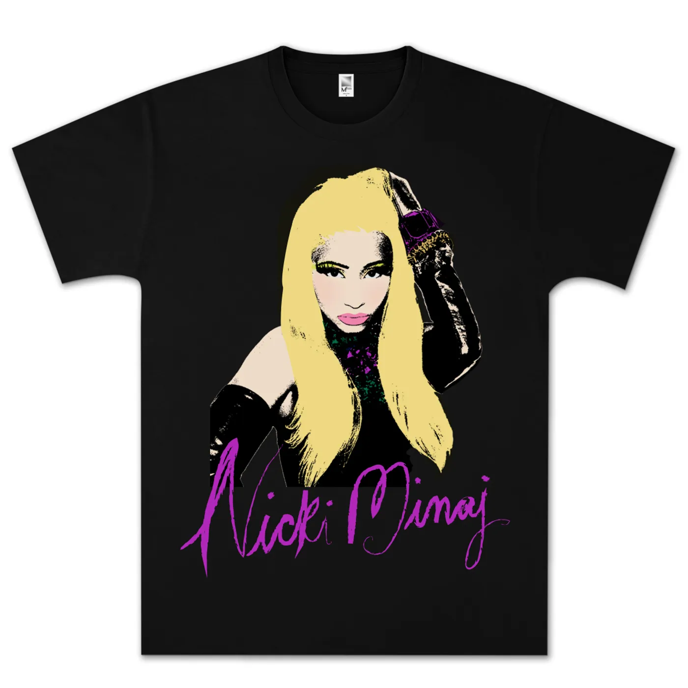 Nicki Minaj Flat Portrait T-Shirt