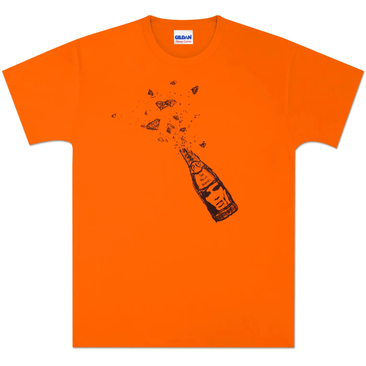 Semi Precious Weapons Champagne Bottle T-Shirt