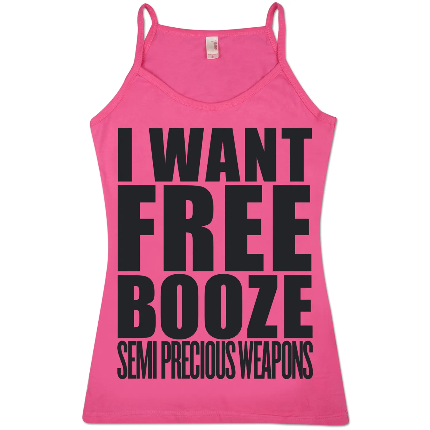 Semi Precious Weapons Girlie Booze Tank Top