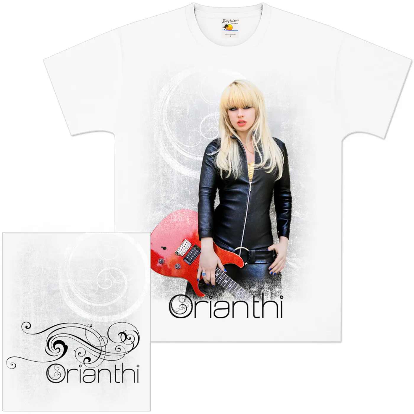Orianthi Leather & Strings T-Shirt