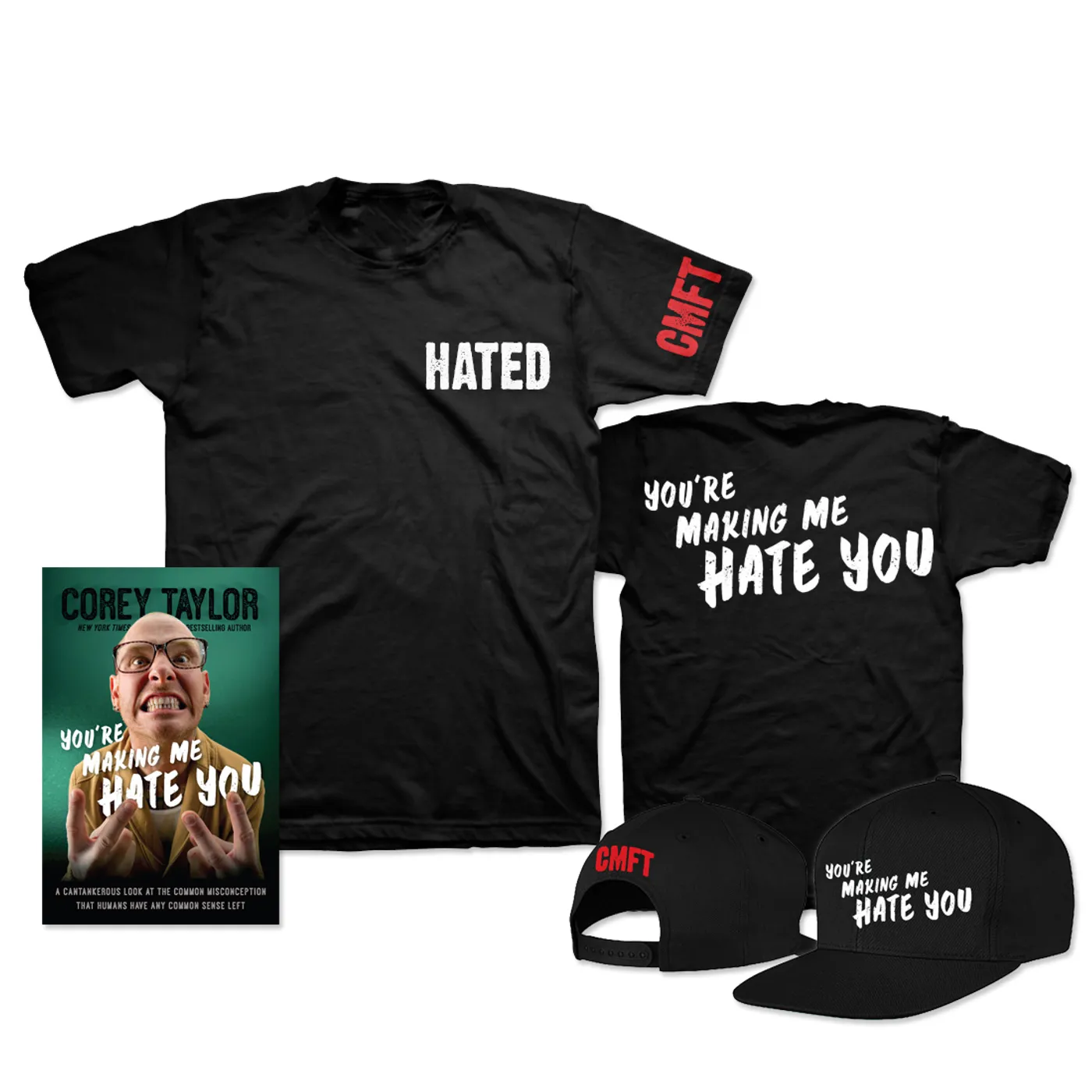 Corey Taylor You’re Making Me Hate You T-Shirt & Hat Bundle