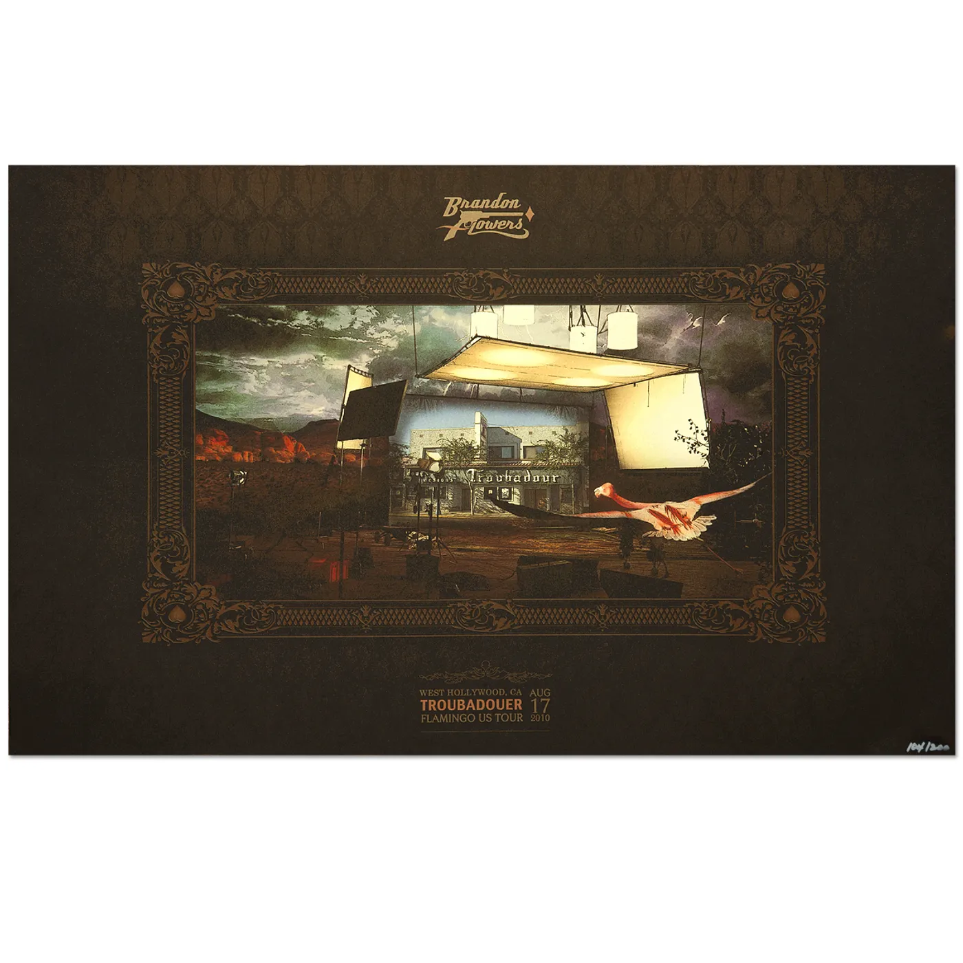 Brandon Flowers West Hollywood Event Lithograph