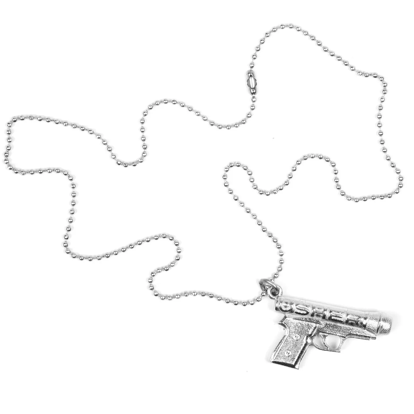 Usher Gun Microphone Necklace
