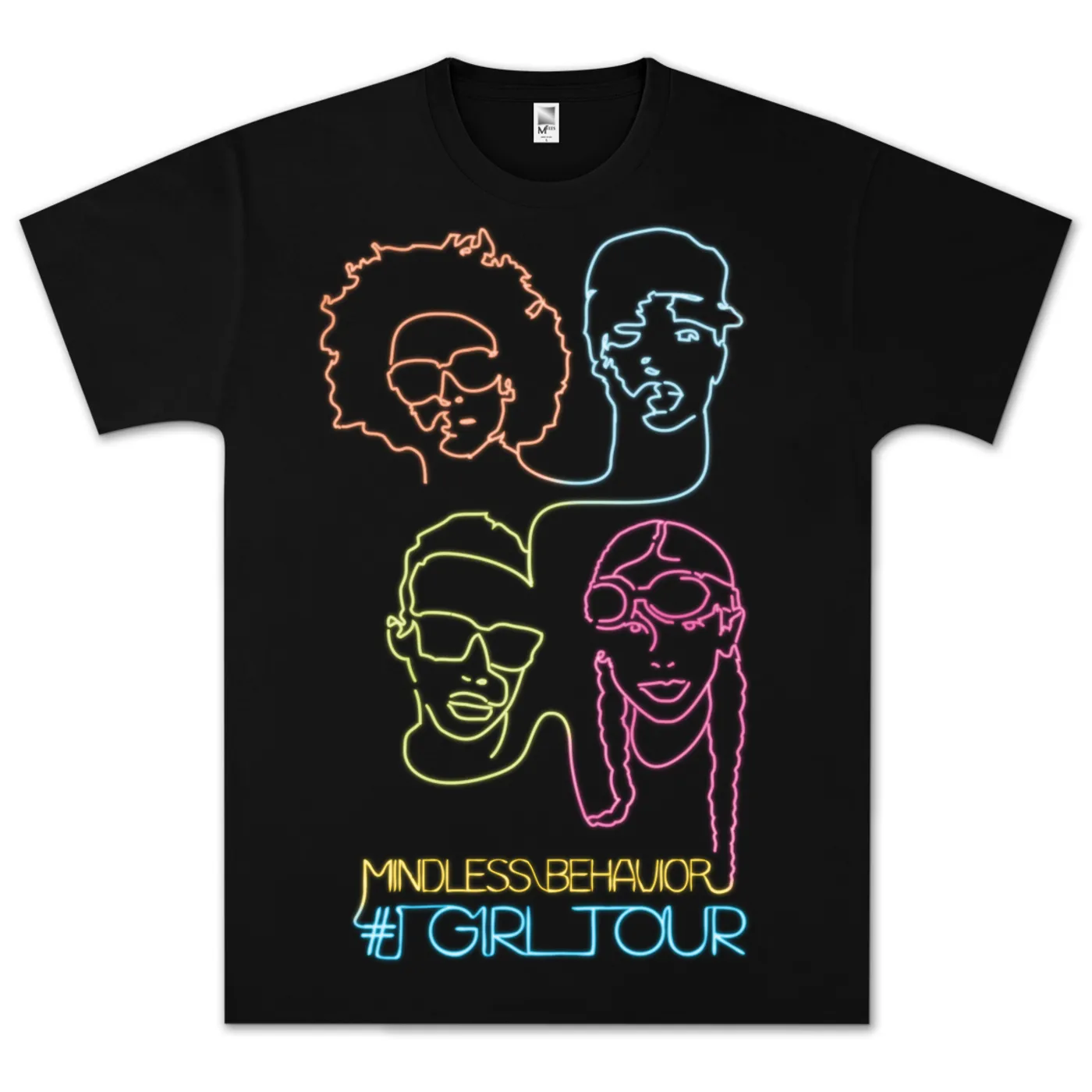 Mindless Behavior Neon Lights T-Shirt