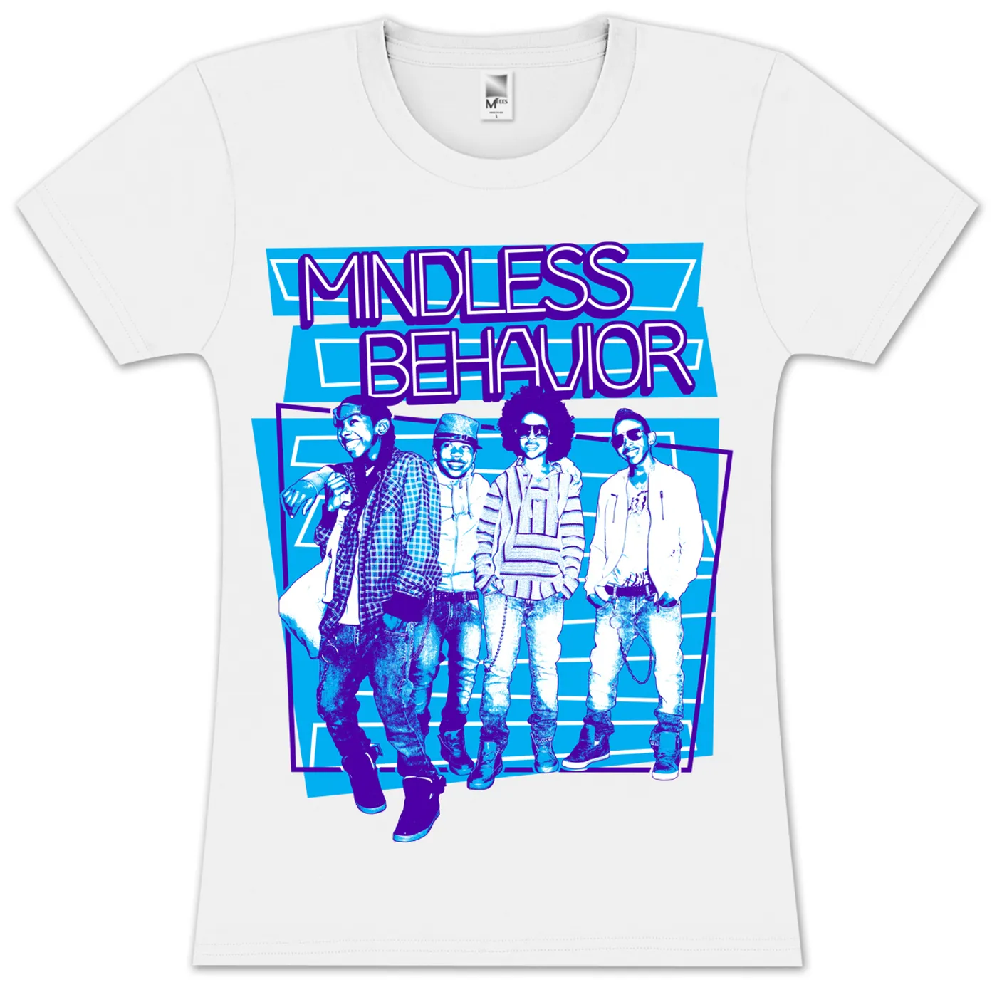 Mindless Behavior Posterized Girlie T-Shirt