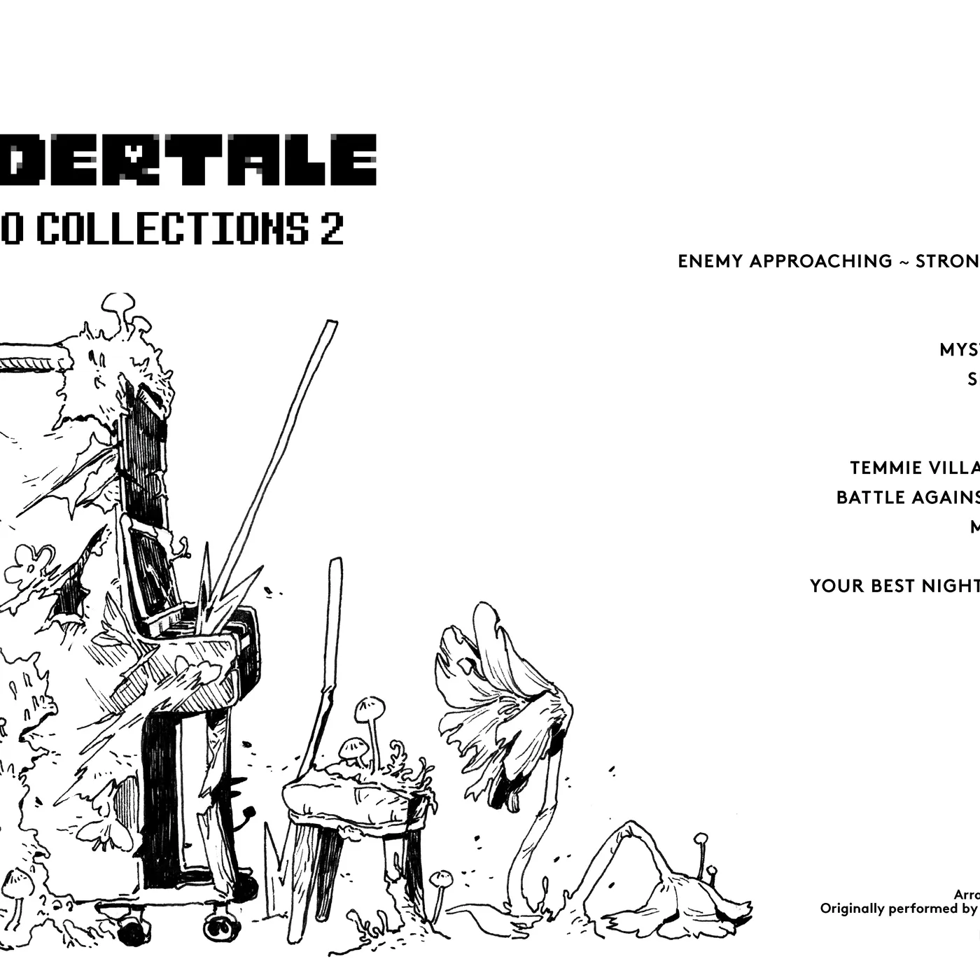 Toby Fox UNDERTALE Piano Collections 2 (Sheet Music Book)