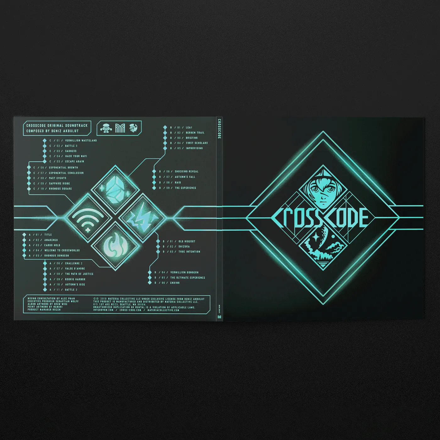 CrossCode (Original Game Soundtrack) - Deniz Akbulut (2xLP Vinyl Record)