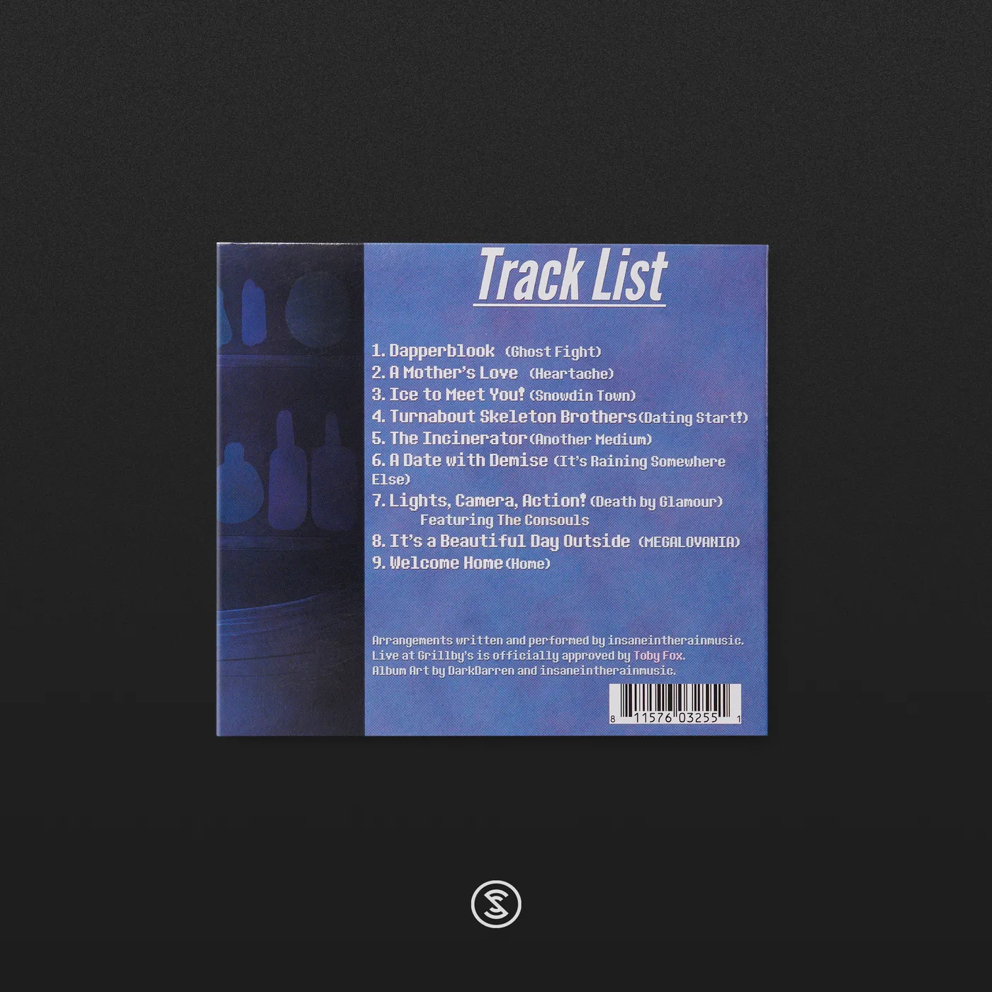 Live at Grillby's - insaneintherainmusic (Compact Disc)