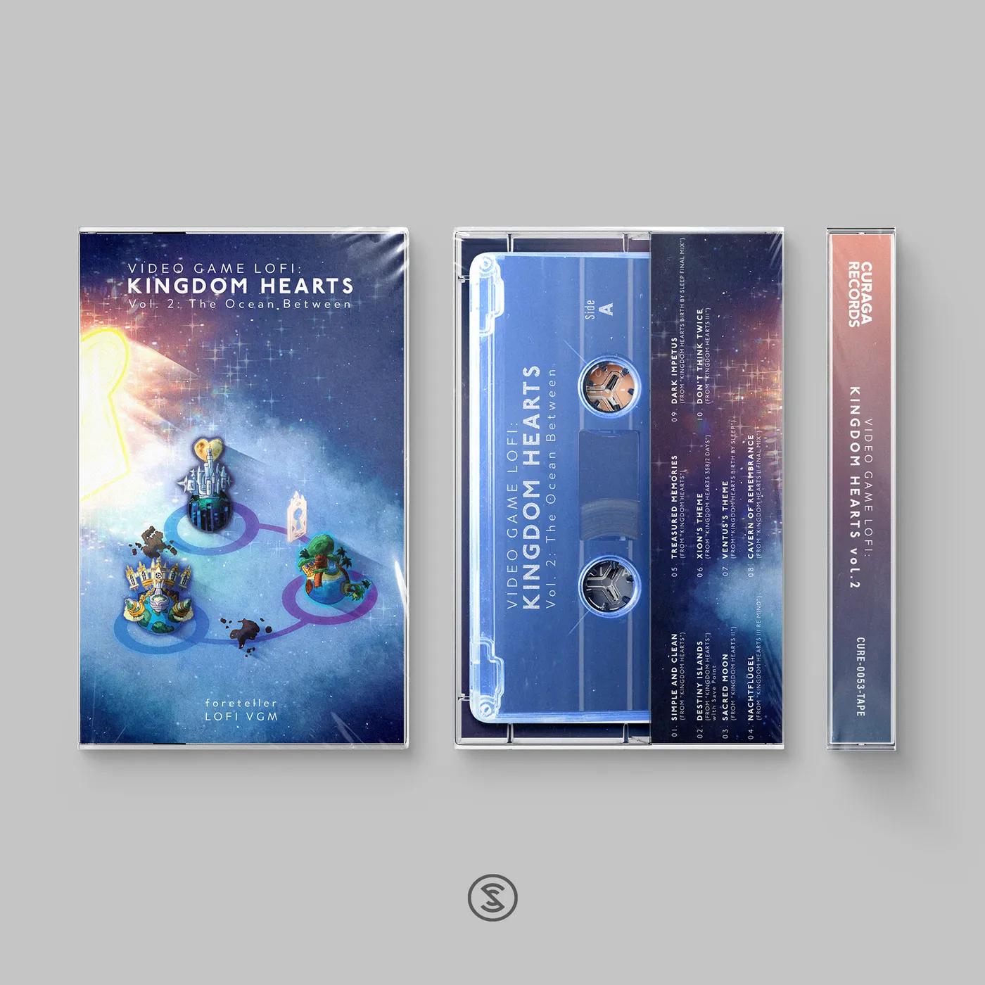 Video Game LoFi: KINGDOM HEARTS, Vol. 2 - The Ocean Between - foreteller (Cassette Tape)