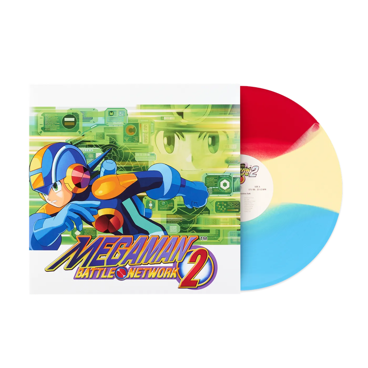 Mega Man Battle Network 2 (Original Video Game Soundtrack) - Yoshino Aoki (1xLP Vinyl Record) [Tricolor Variant]