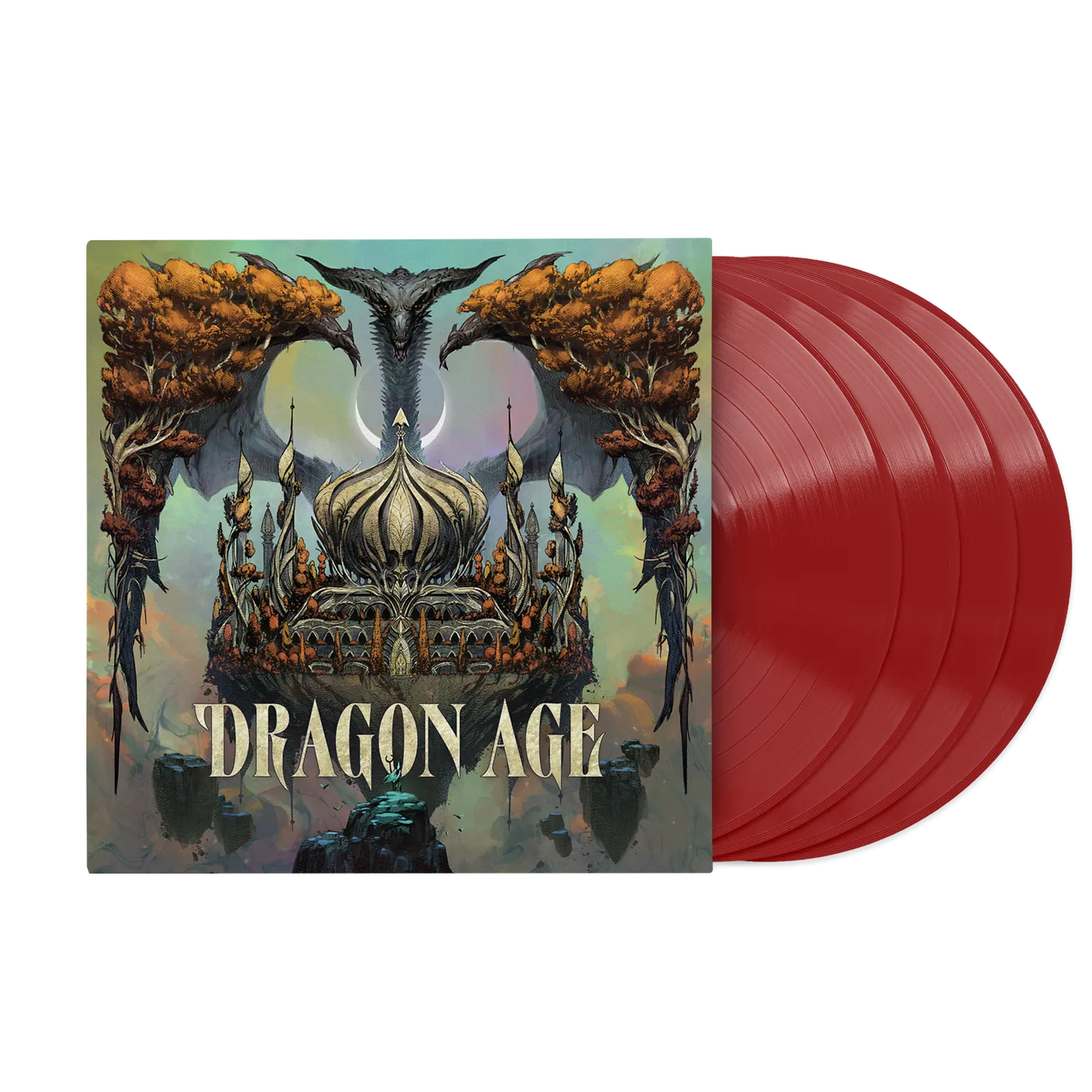 Inon Zur Dragon Age (Selections From the Original Game Soundtrack) - (4xLP Box Set) [Exclusive Opaque Red Variant]