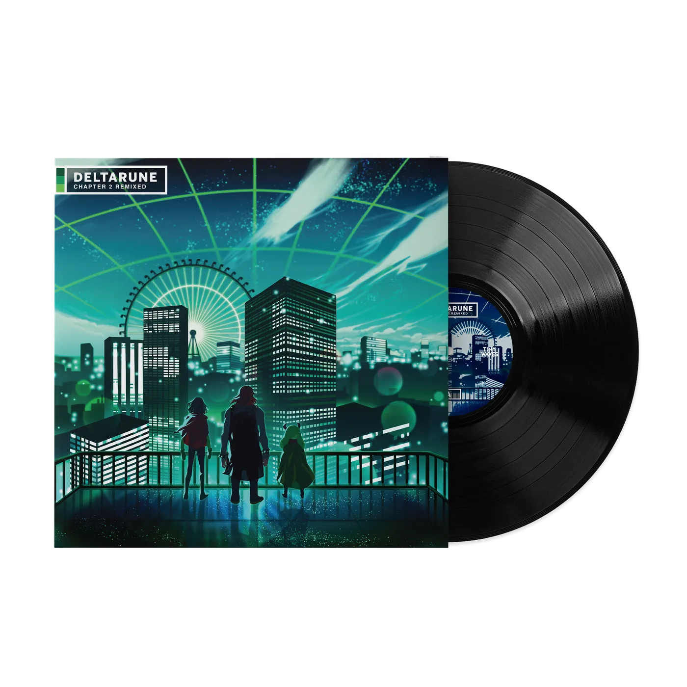 DELTARUNE Chapter 2 Remixed - Firaga & Tiny Waves (1xLP Vinyl Record)