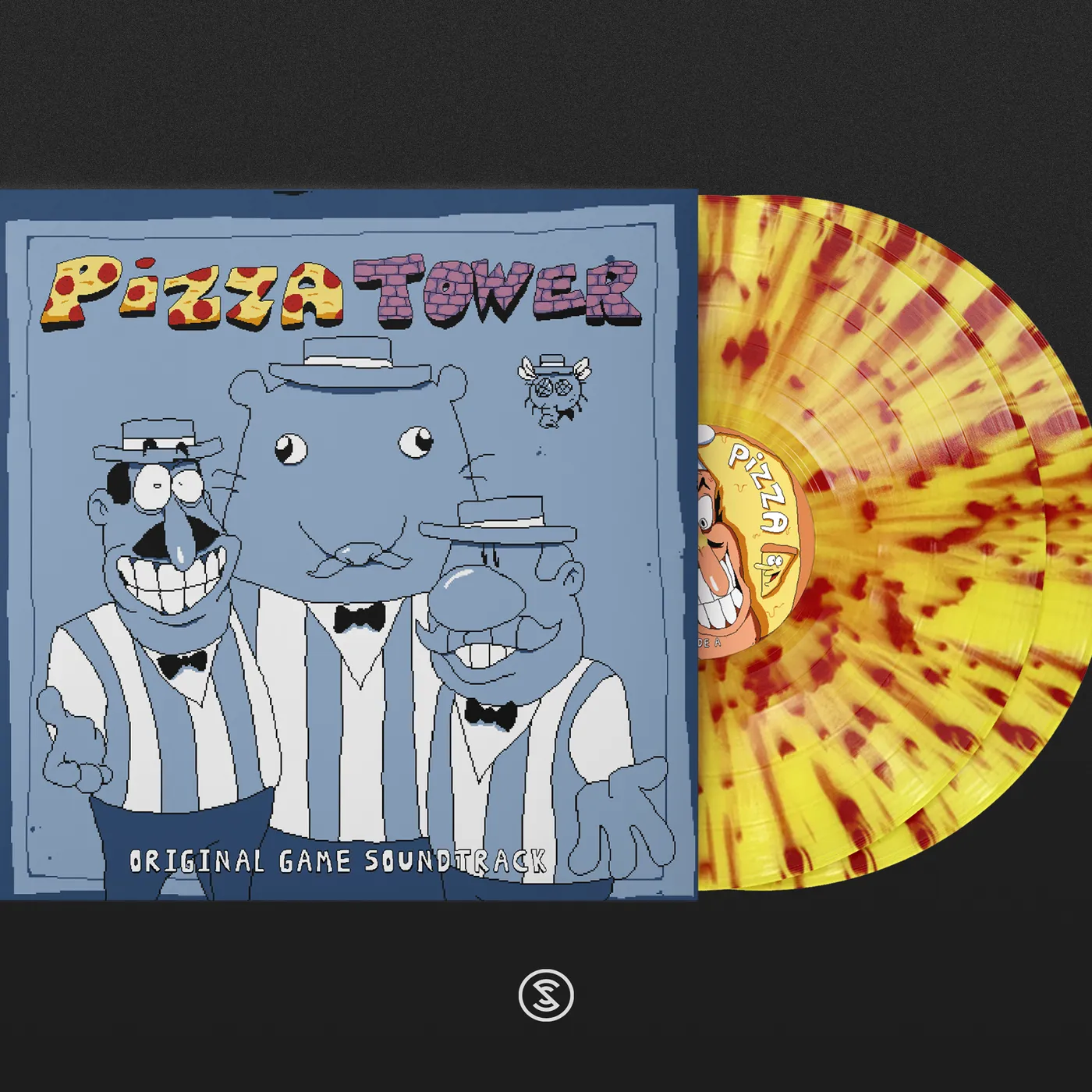 Pizza Tower (Original Game Soundtrack) - Mr. Sauceman, ClascyJitto, & Post Elvis (2xLP Vinyl Record)