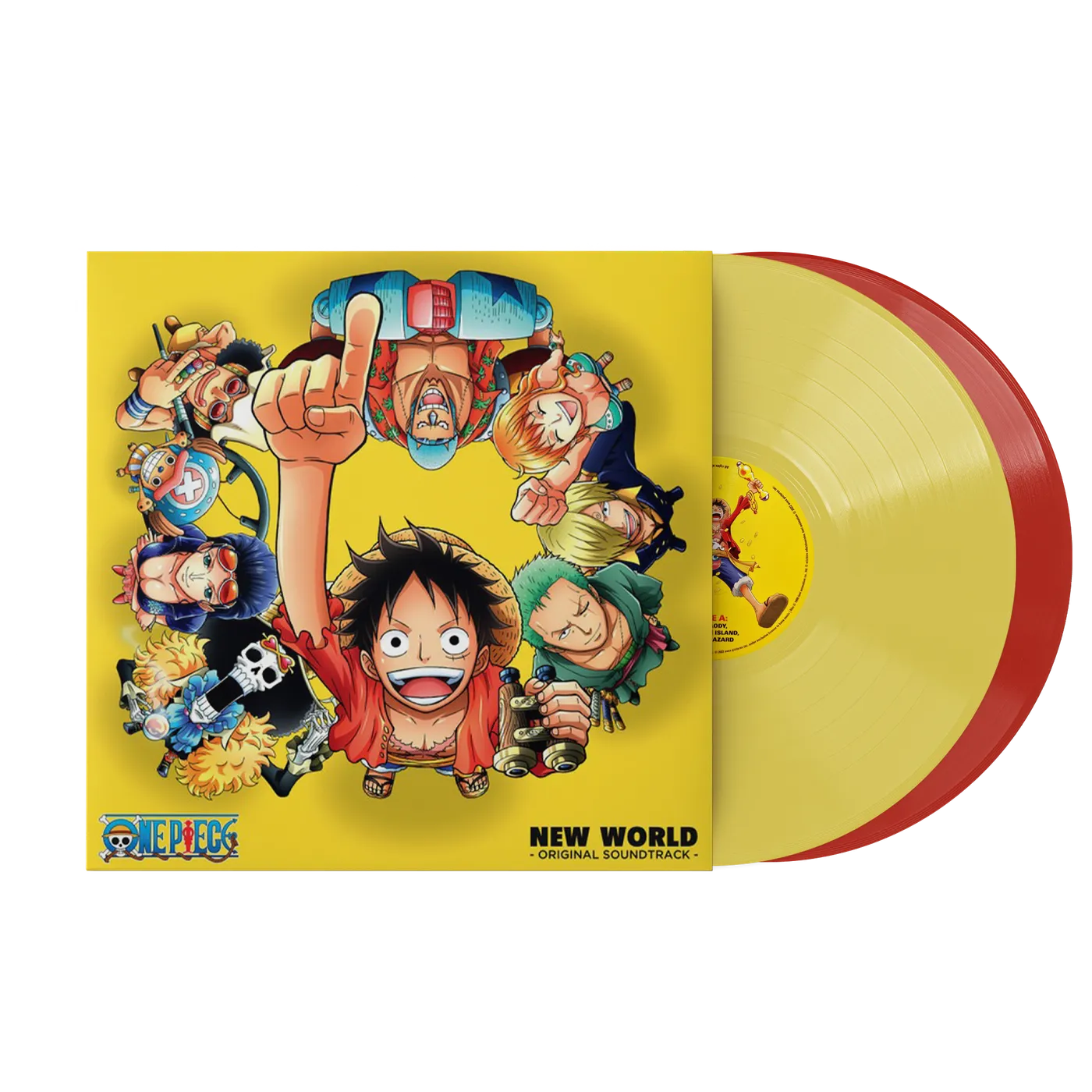 One Piece: New World (Original Soundtrack) - Kohei Tanaka (2xLP Vinyl Record)