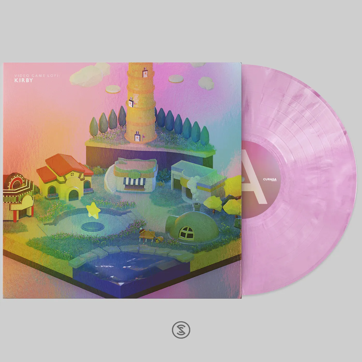 GlitchxCity Video Game LoFi: Kirby (1xLP Vinyl Record)