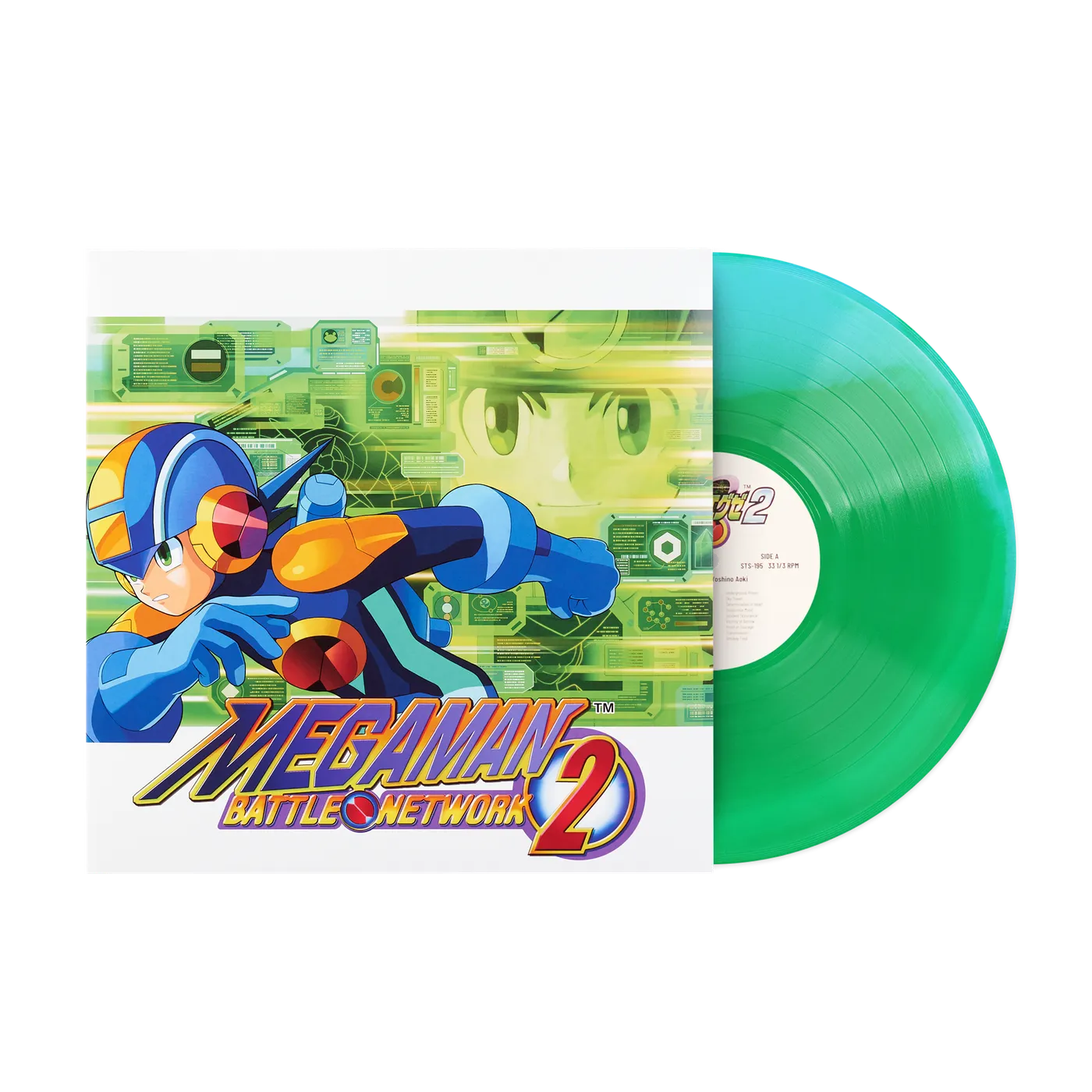 Mega Man Battle Network 2 (Original Video Game Soundtrack) - Yoshino Aoki (1xLP Vinyl Record) [Green Variant]