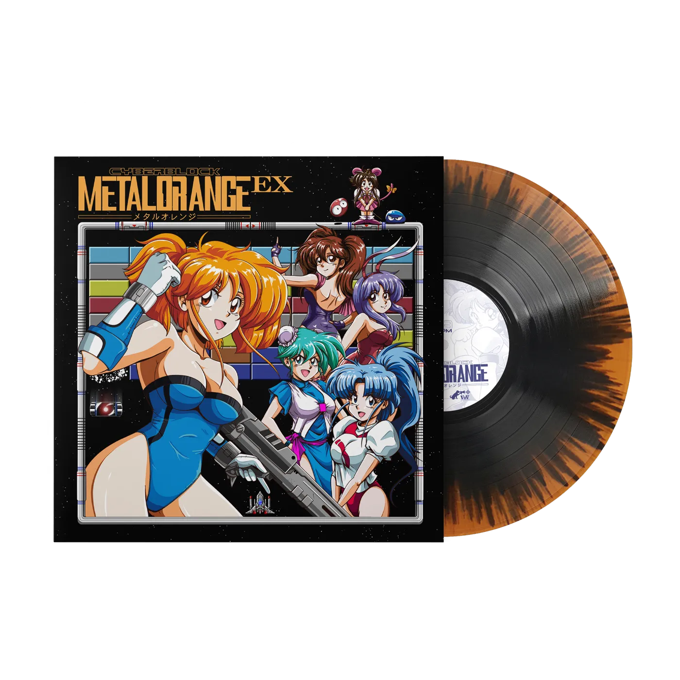 Hitoshi Sakimoto Cyberblock Metal Orange EX (Original Video Game Sountrack) (1xLP Vinyl Record)