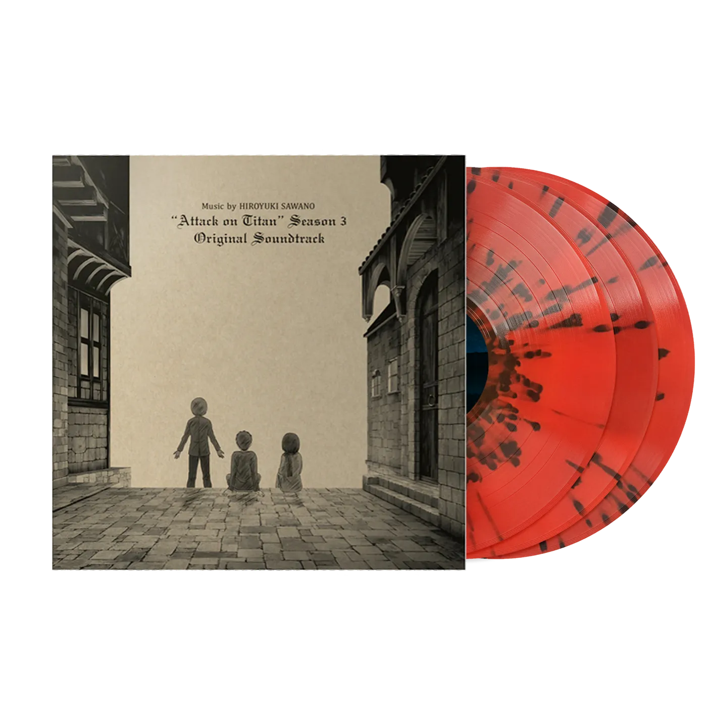 Attack on Titan Season 3 (Original Soundtrack) - Hiroyuki Sawano [Colossal Titan Variant] (3xLP Vinyl Record)