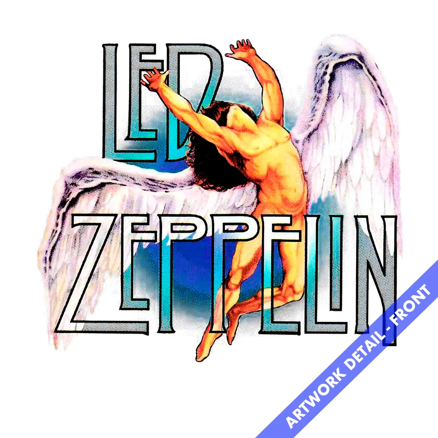 Led Zeppelin T-Shirt | Swan Song Icarus Tie Dye Led Zeppelin Shirt