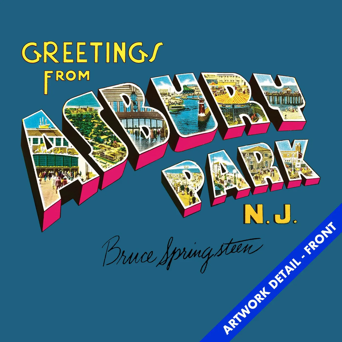 Bruce Springsteen T-Shirt | Greetings From Asbury Park Album Cover Art Bruce Springsteen T-Shirt