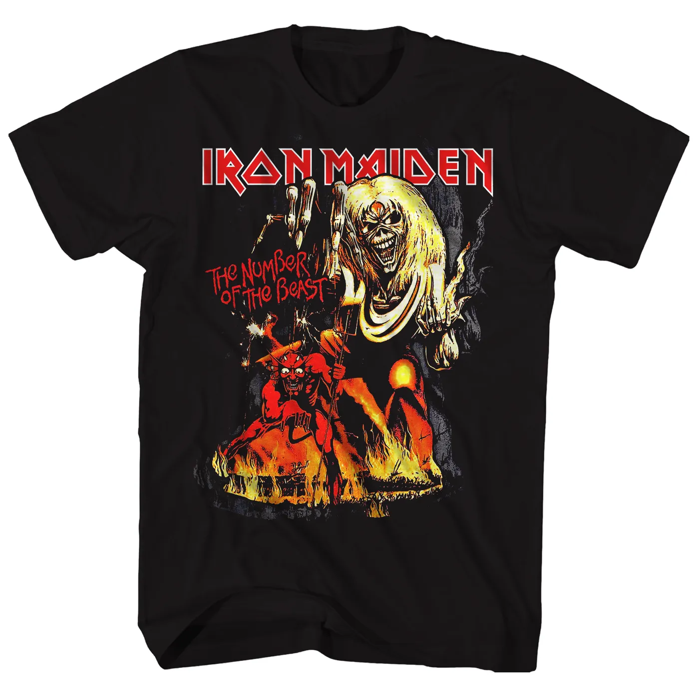 Iron Maiden T-Shirt | Number Of The Beast Album Art Iron Maiden Shirt