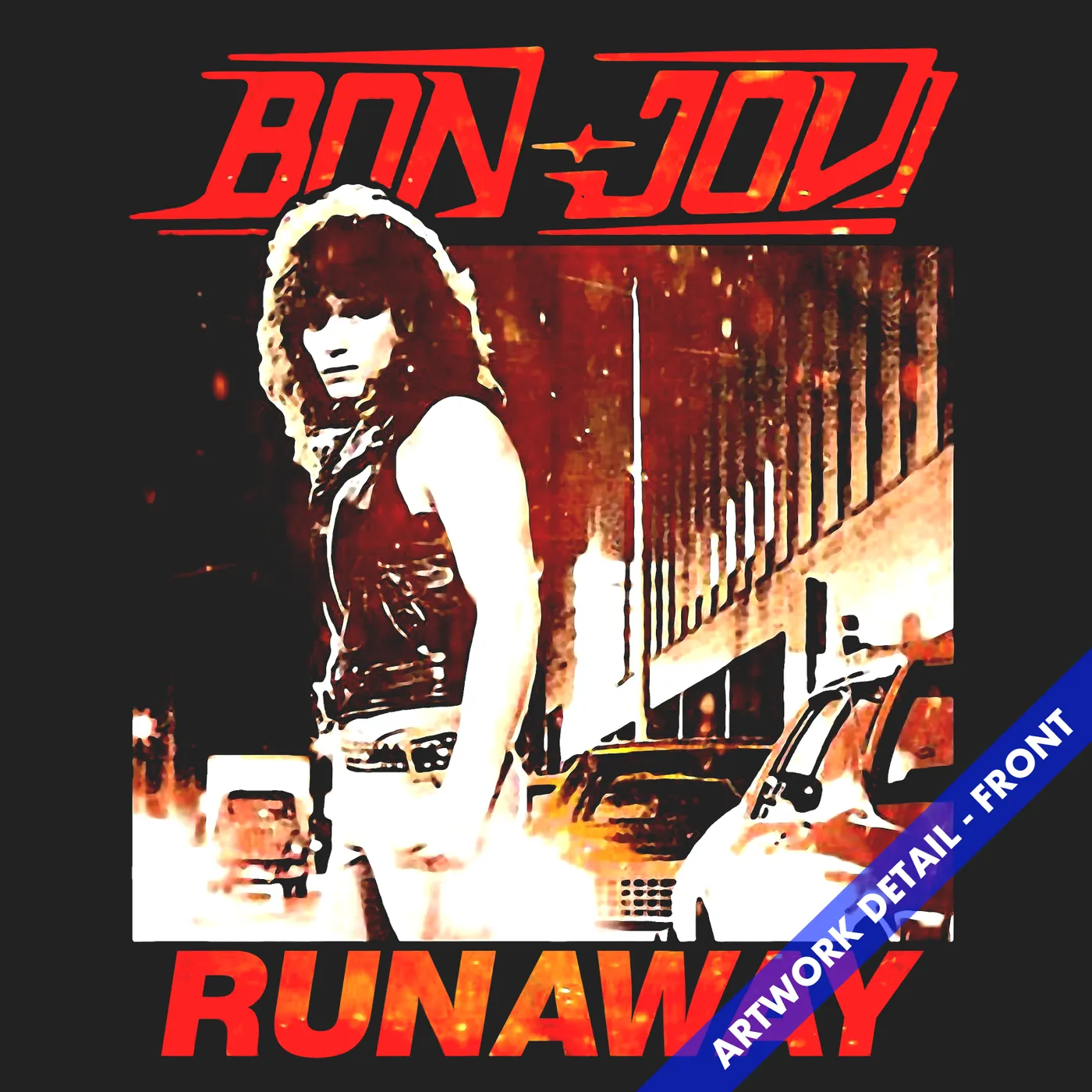 Bon Jovi T-Shirt | Runaway & Album Art Bon Jovi Shirt