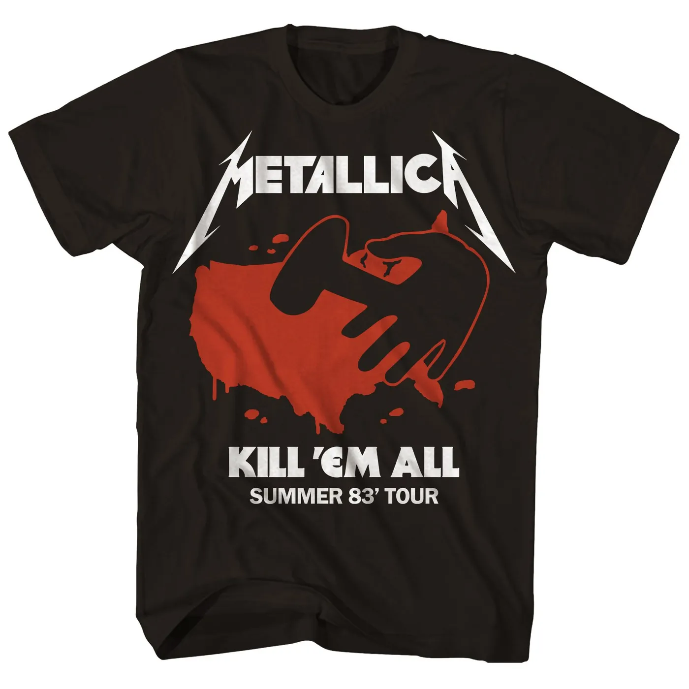 Metallica T-Shirt | Kill ‘Em All Summer 83’ Tour T-Shirt (Reissue) Metallica Shirt
