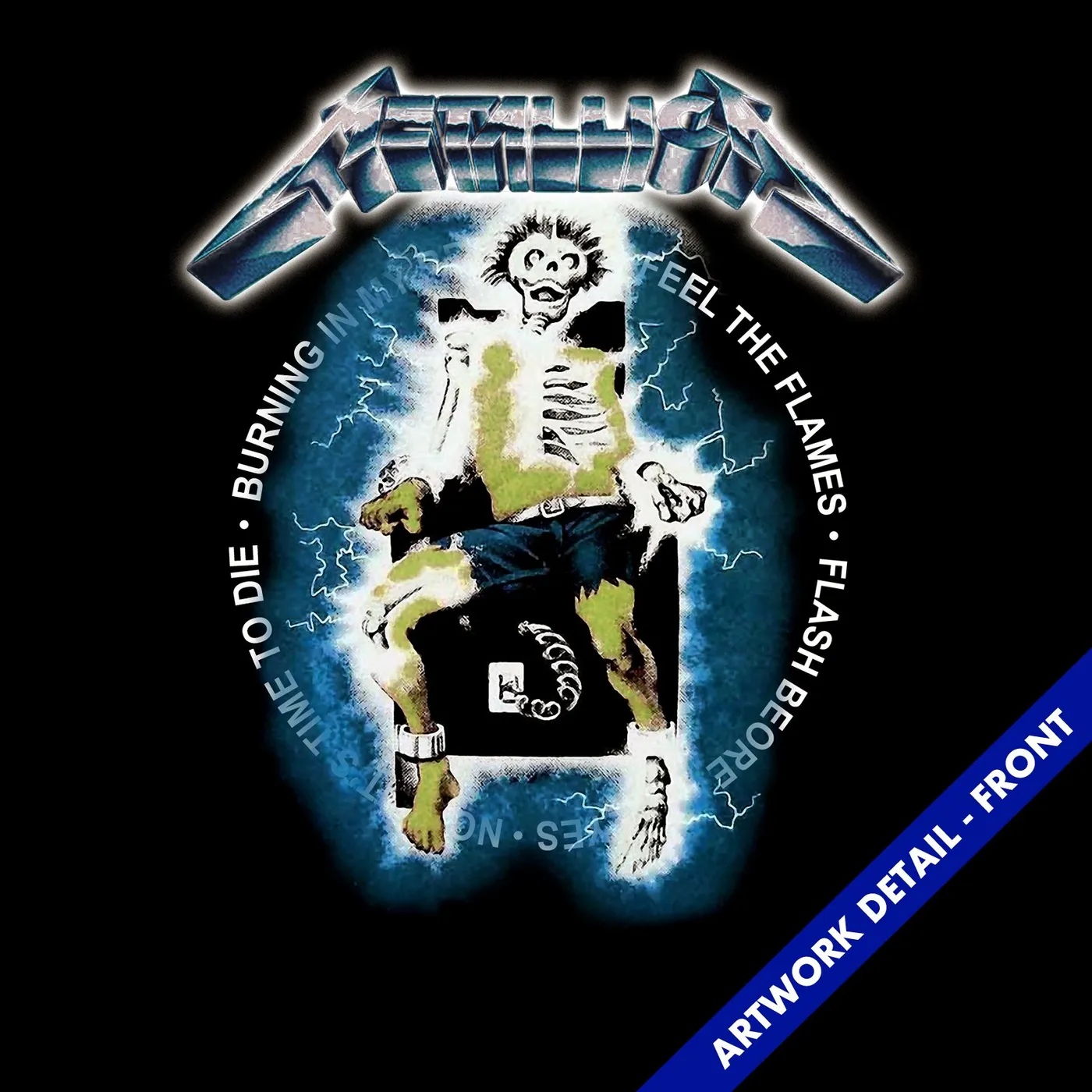 Metallica T-Shirt | Ride The Lightning Electric Chair Metallica Shirt