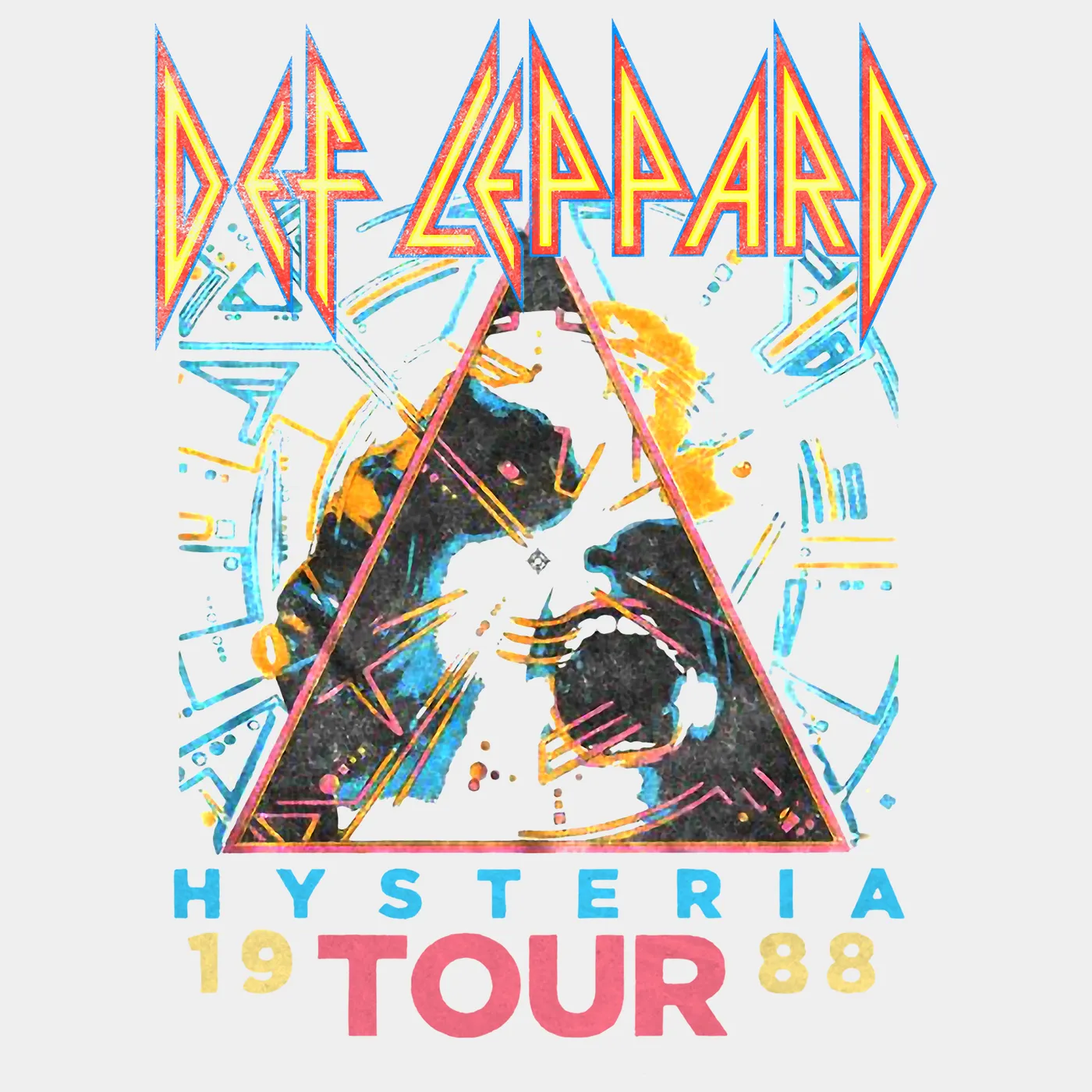 Def Leppard T-Shirt | Hysteria Tour ’88 Def Leppard Shirt (Reissue)